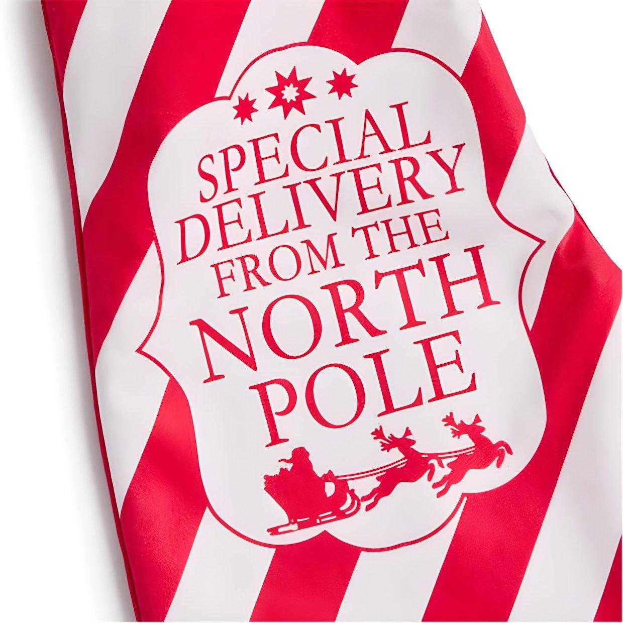 Red stripe - The Spirit Of Christmas - Woven Stocking 54 Red stripe One Size - 2