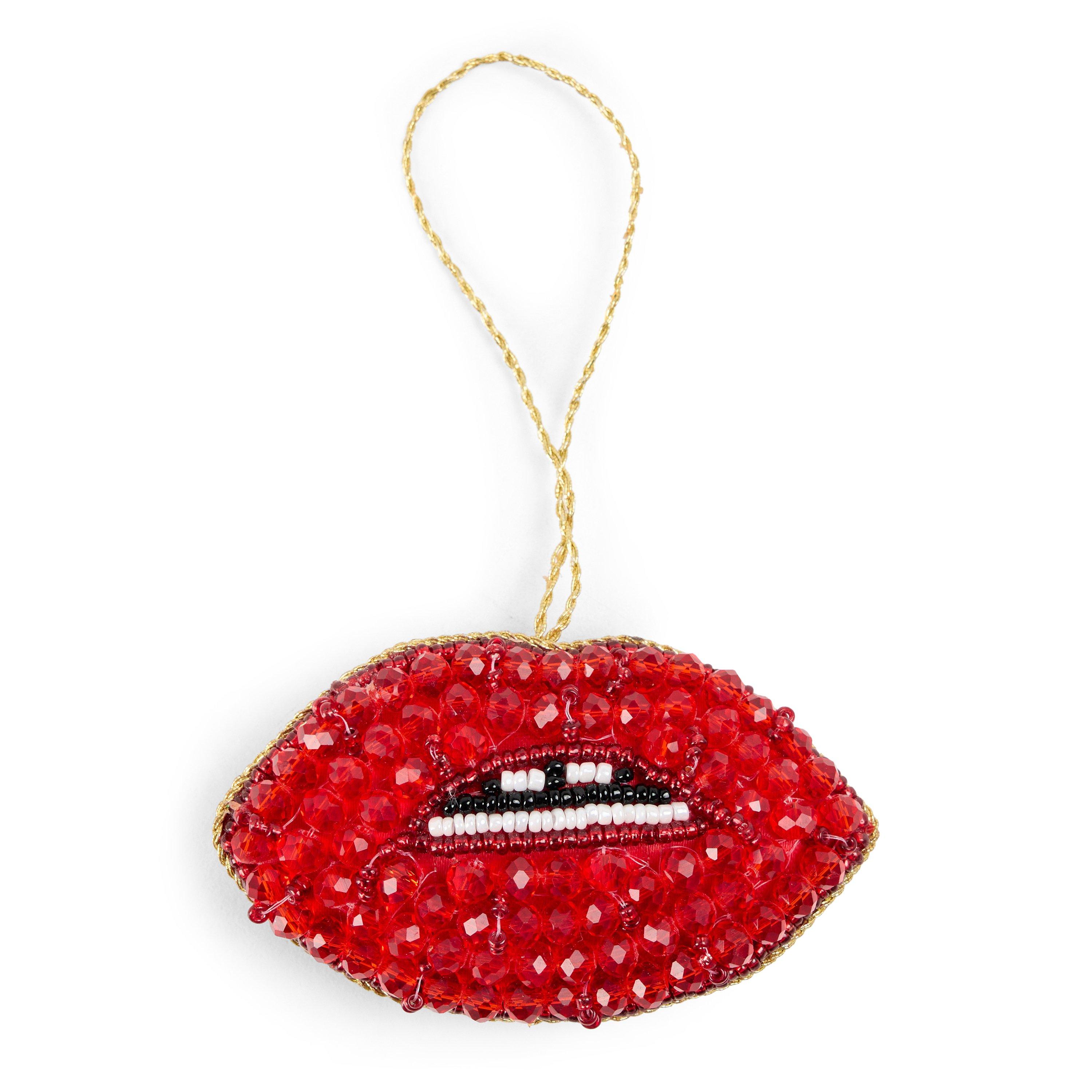 Lux Beaded Christmas Ornament