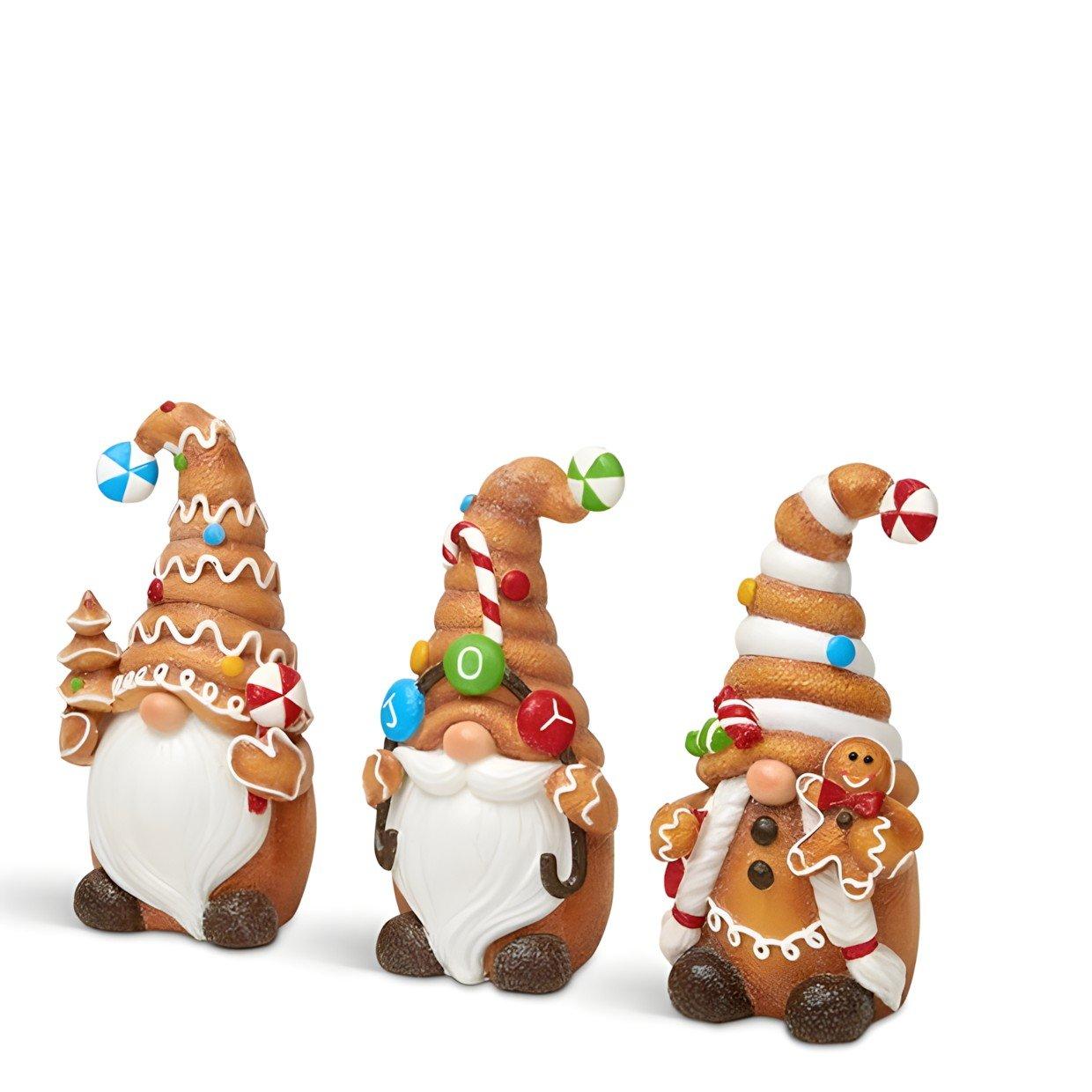 Gingerbread - The Spirit Of Christmas - 3pc Gonk Ornam 54 Gingerbread One Size - 2