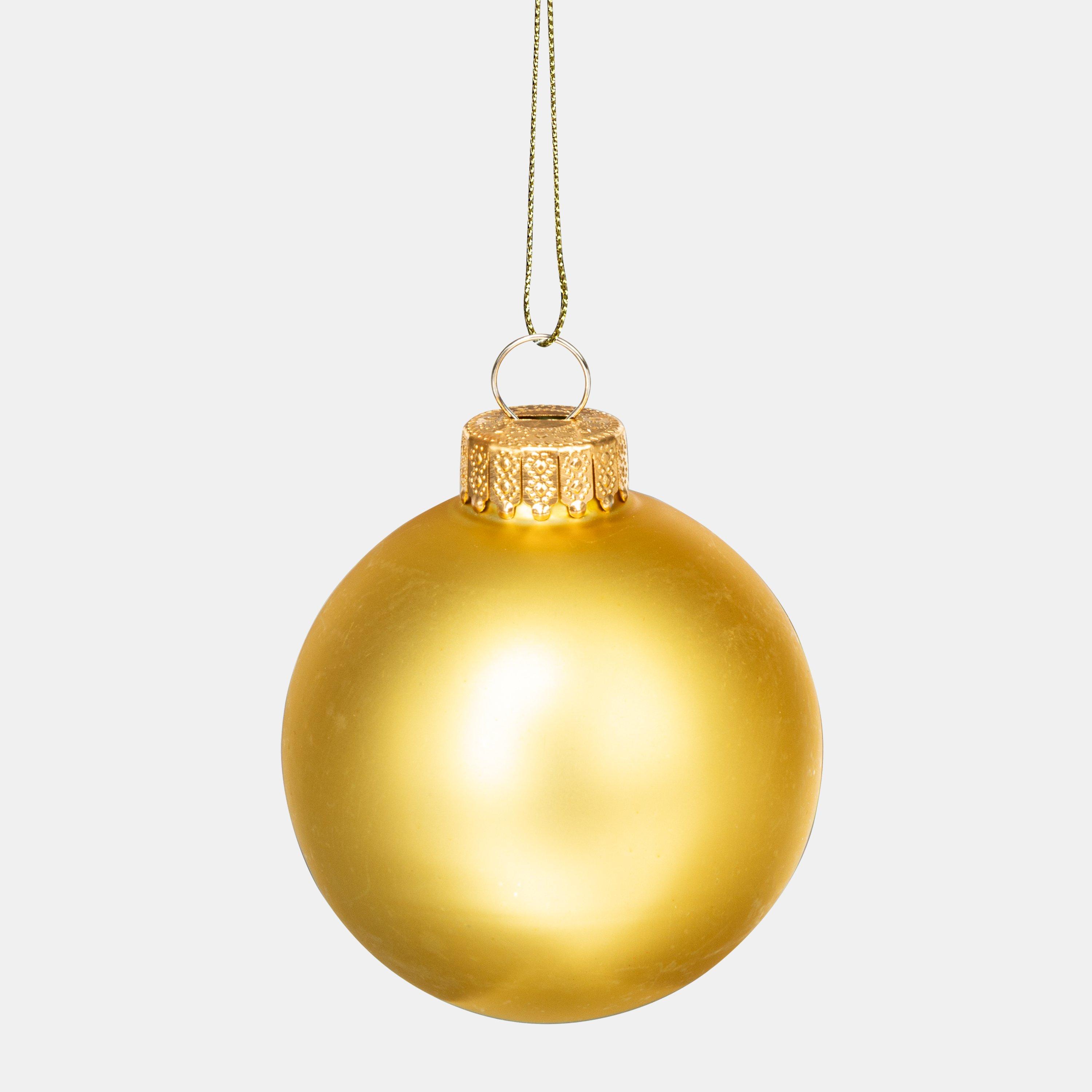 The Spirit Of Christmas 9pk 60mm Glass Bauble Multicolor