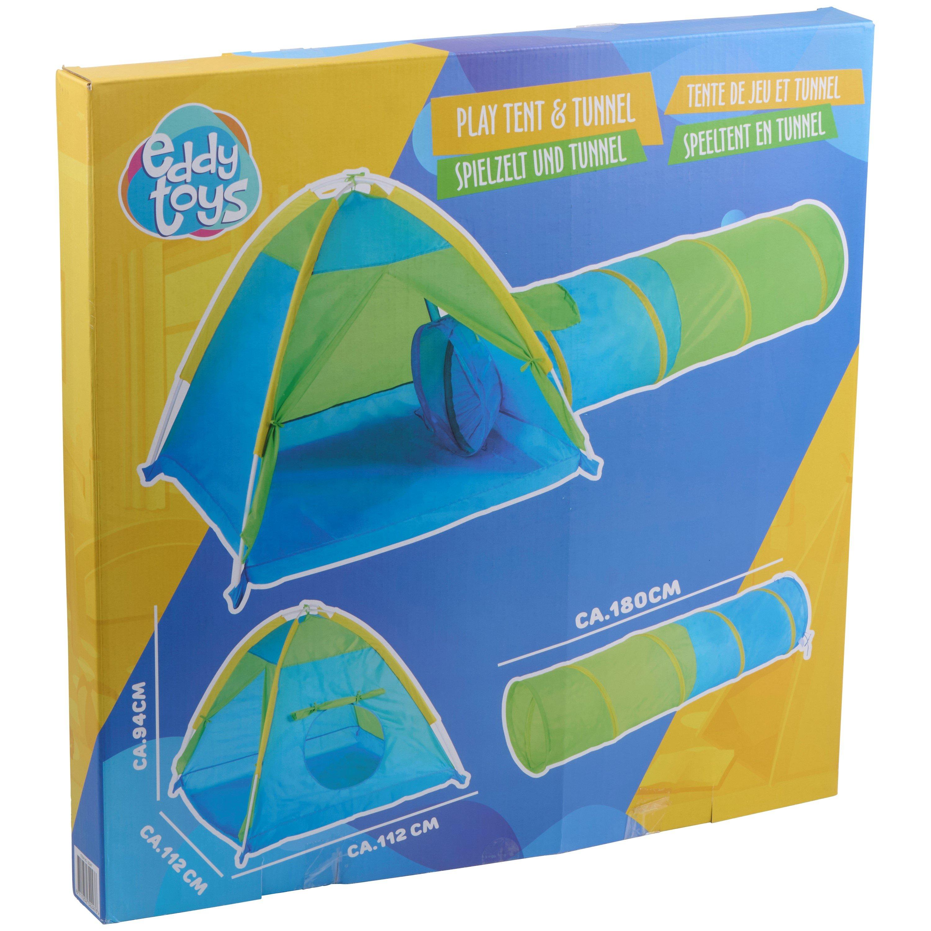 Multi - Eddy Toys - EDDY TOYS Play Tent with Tunnel 292x94cm - 2
