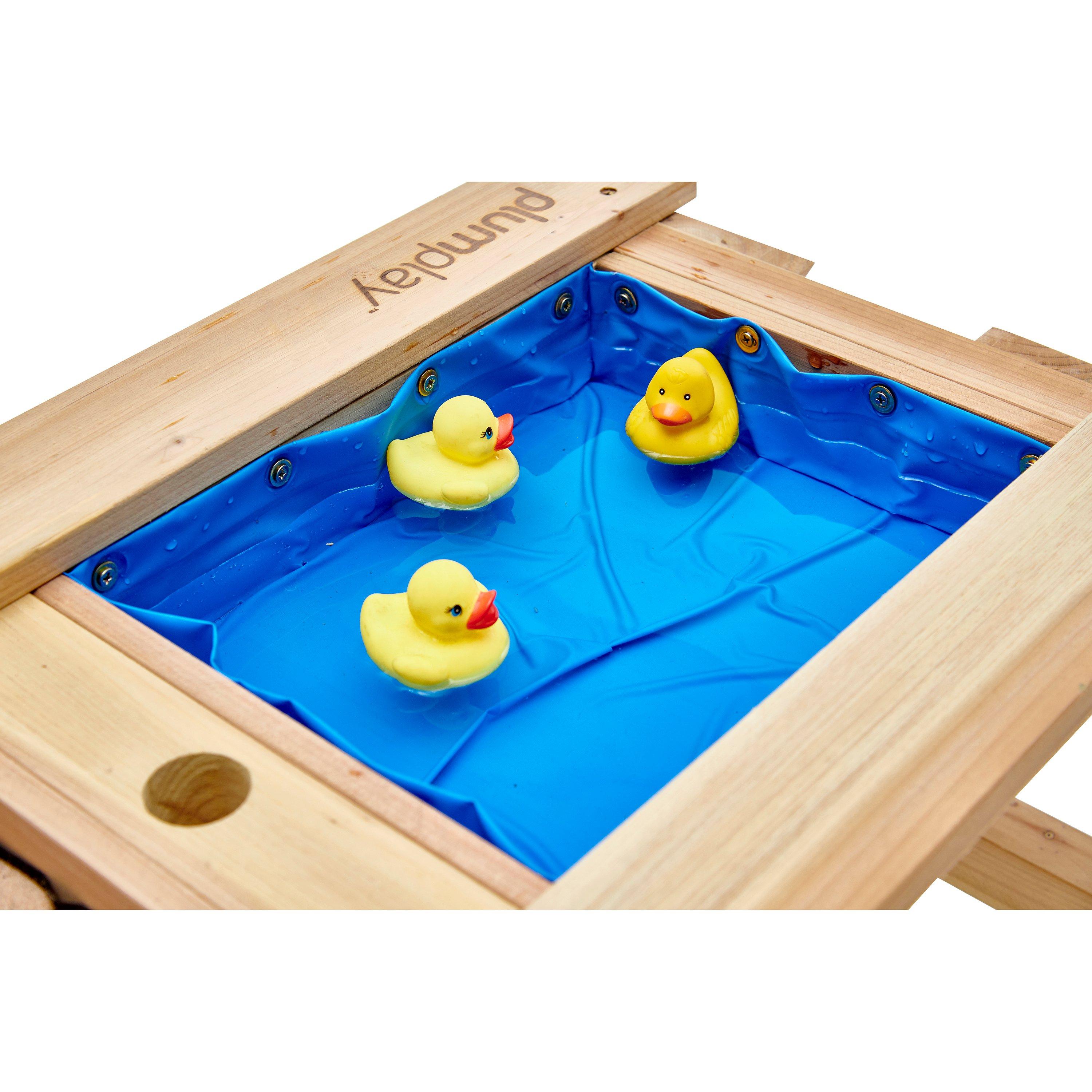 Natural - Plum Play - Surfside Wooden Sand & Water Picnic Table - 8