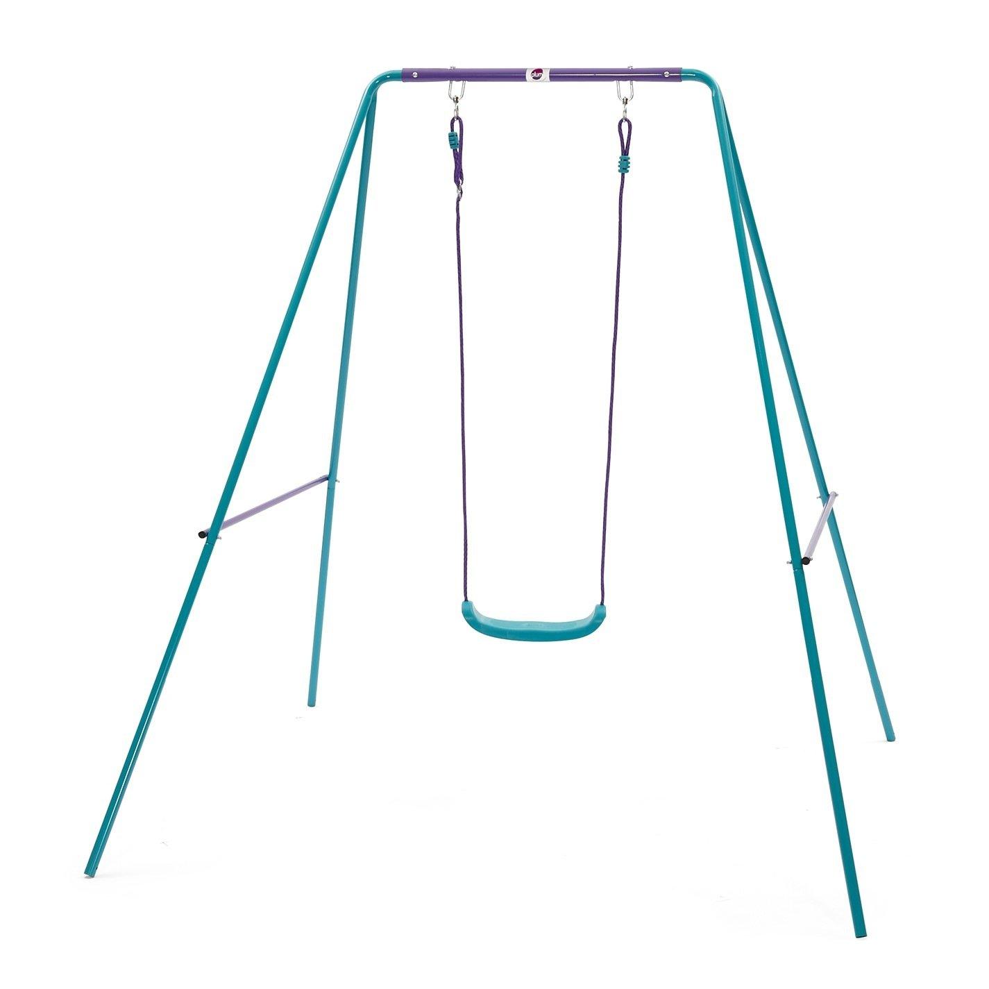 Blue/Purple - Plum Play - Plum Single Swing Set - Purple/Teal - 1