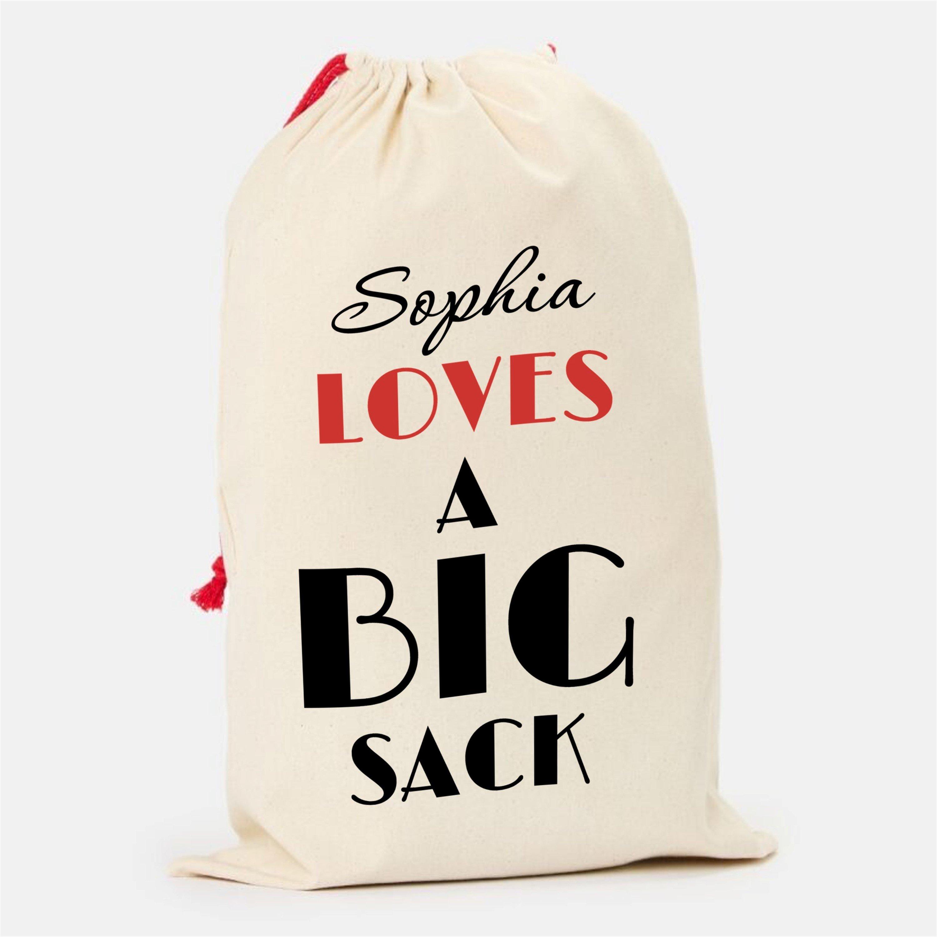 Spirit of Christmas Personalised Sack