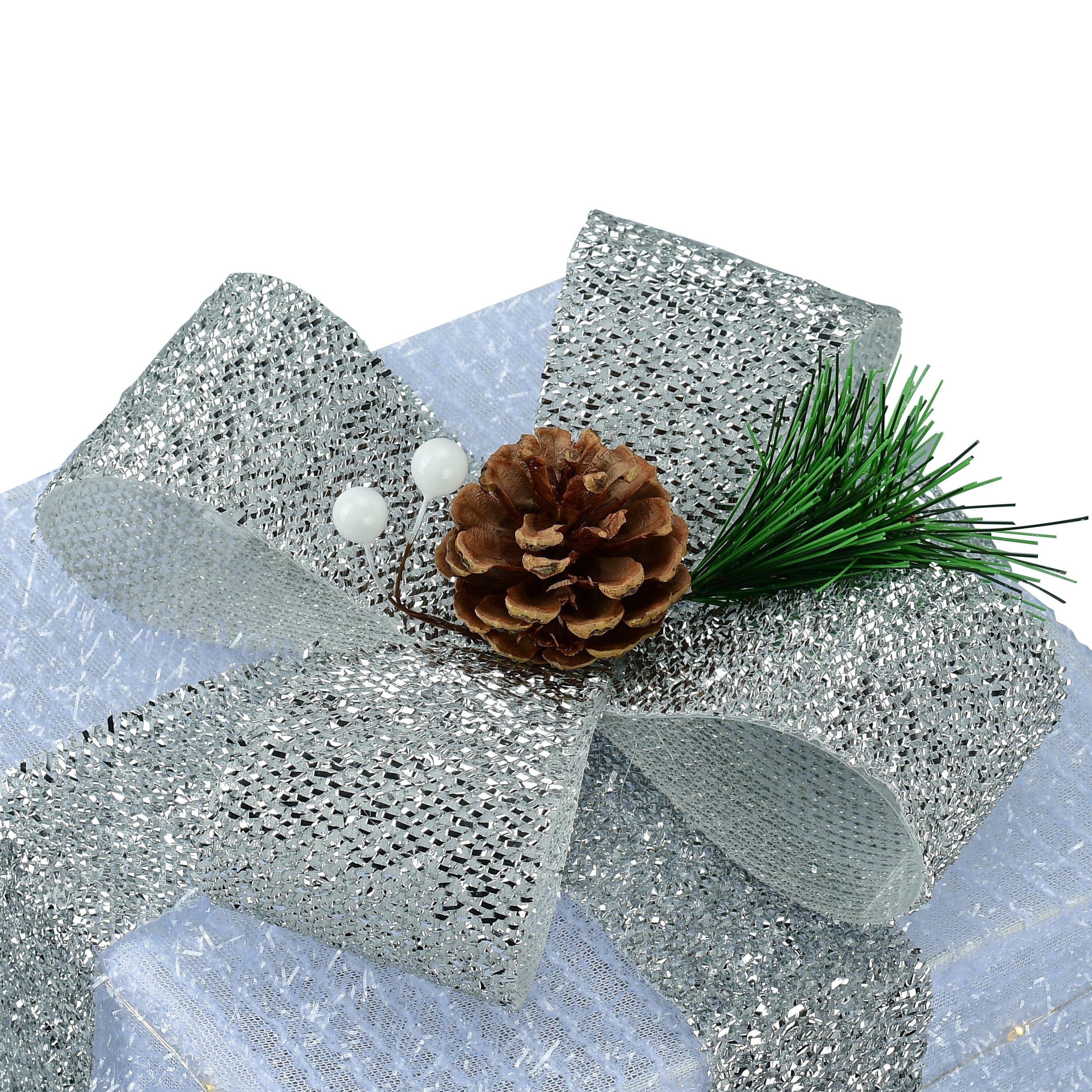 White - The Spirit Of Christmas - 3 piece LED Parcels - 3