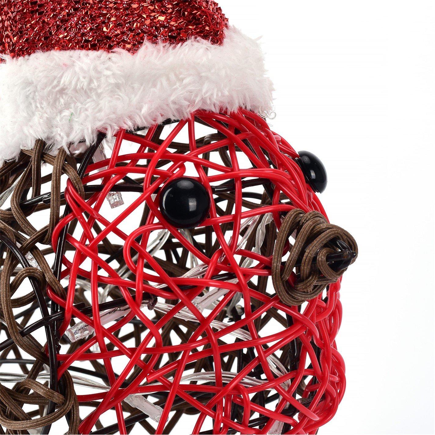 Robin - The Spirit Of Christmas - Rattan Robin Decoration - 3