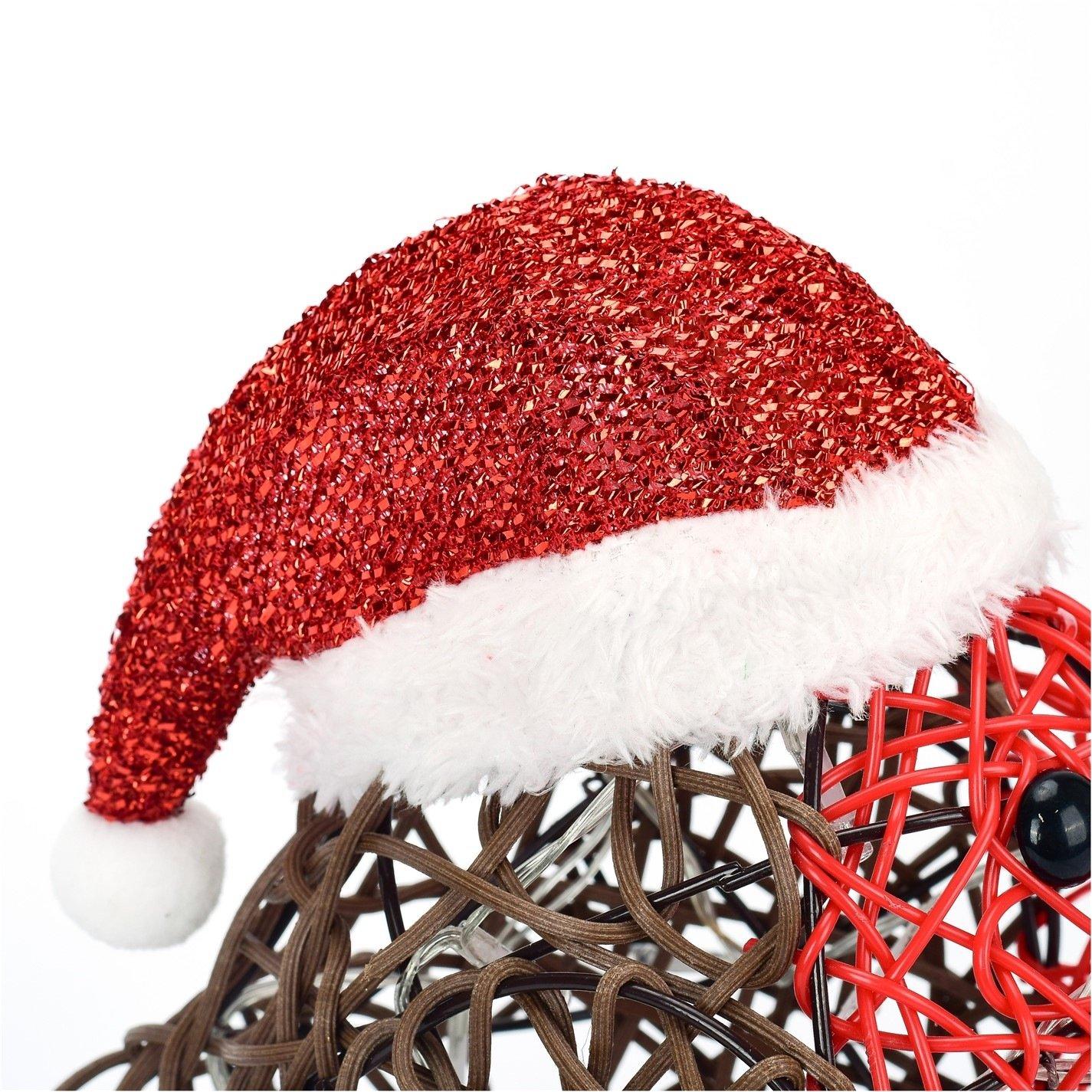 Robin - The Spirit Of Christmas - Rattan Robin Decoration - 4