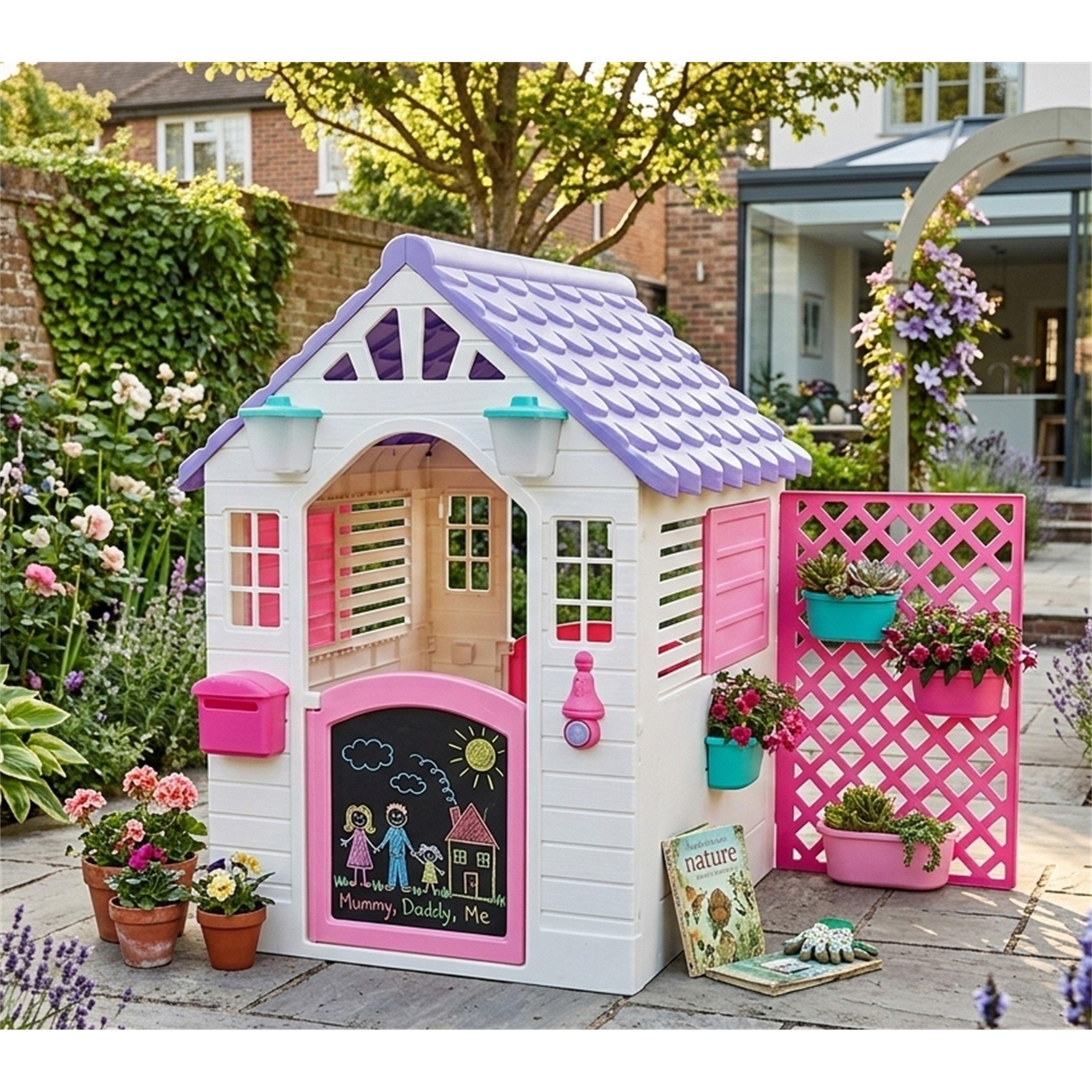 Dolu  Kids Deluxe Garden Playhouse - Pink