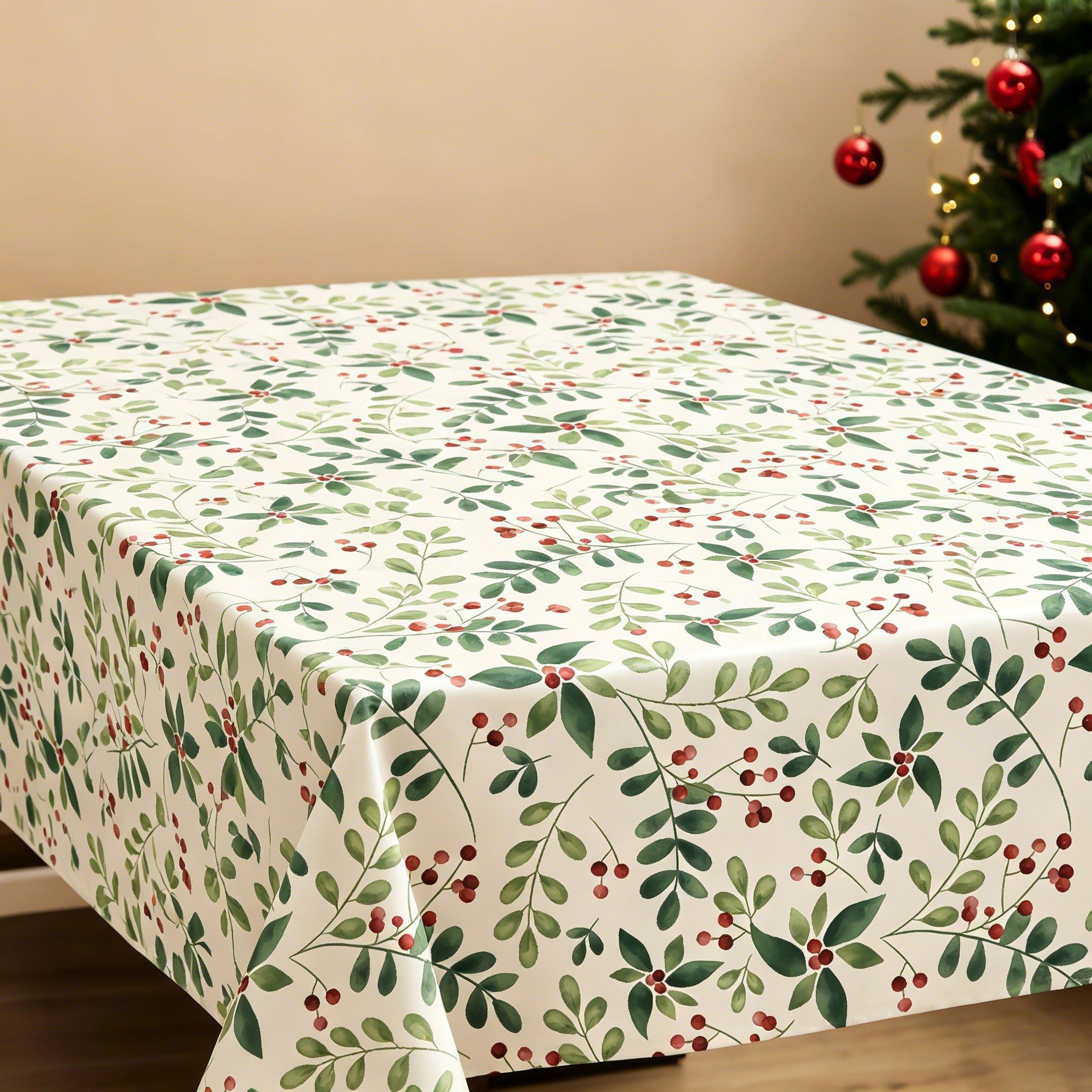 Blagdanske bobice - The Spirit Of Christmas - Festive Wipeable Table Cloth - 2