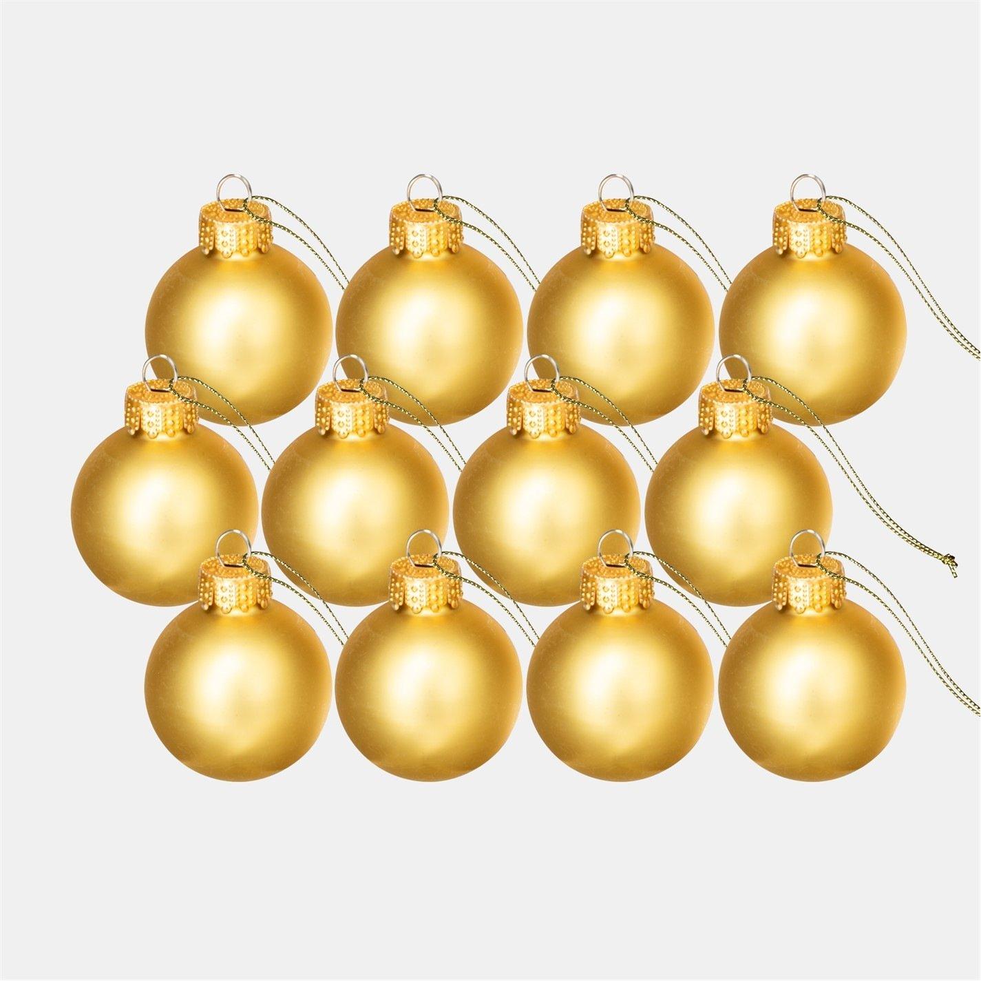 12pk 35mm Glass Bauble 99 one size