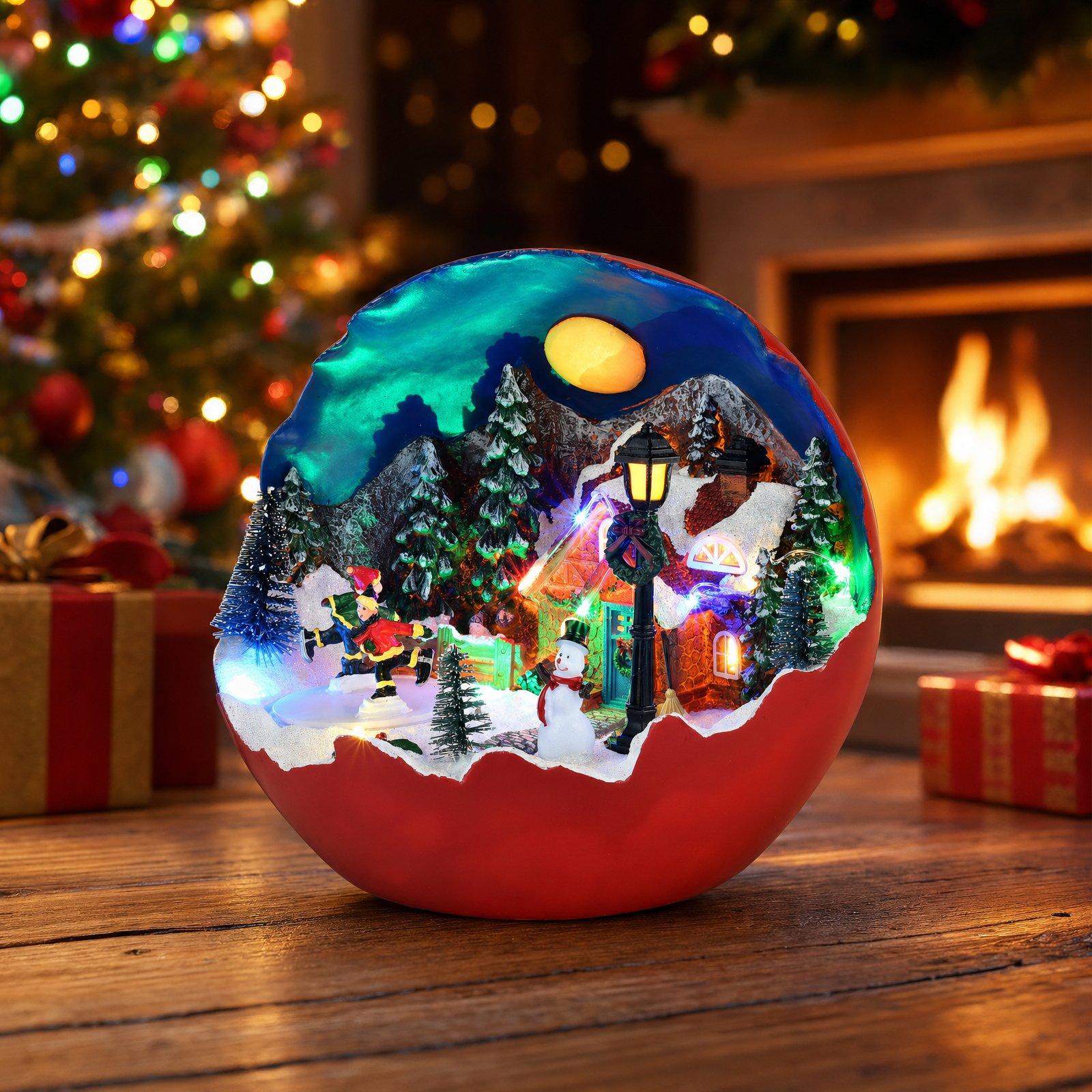 Dorp - The Spirit Of Christmas - Spinner Snow Globe - 1