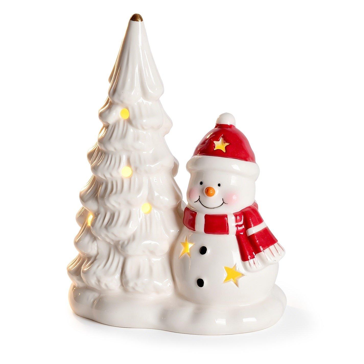 Snowman - The Spirit Of Christmas - LED Snowman Ornament - 2