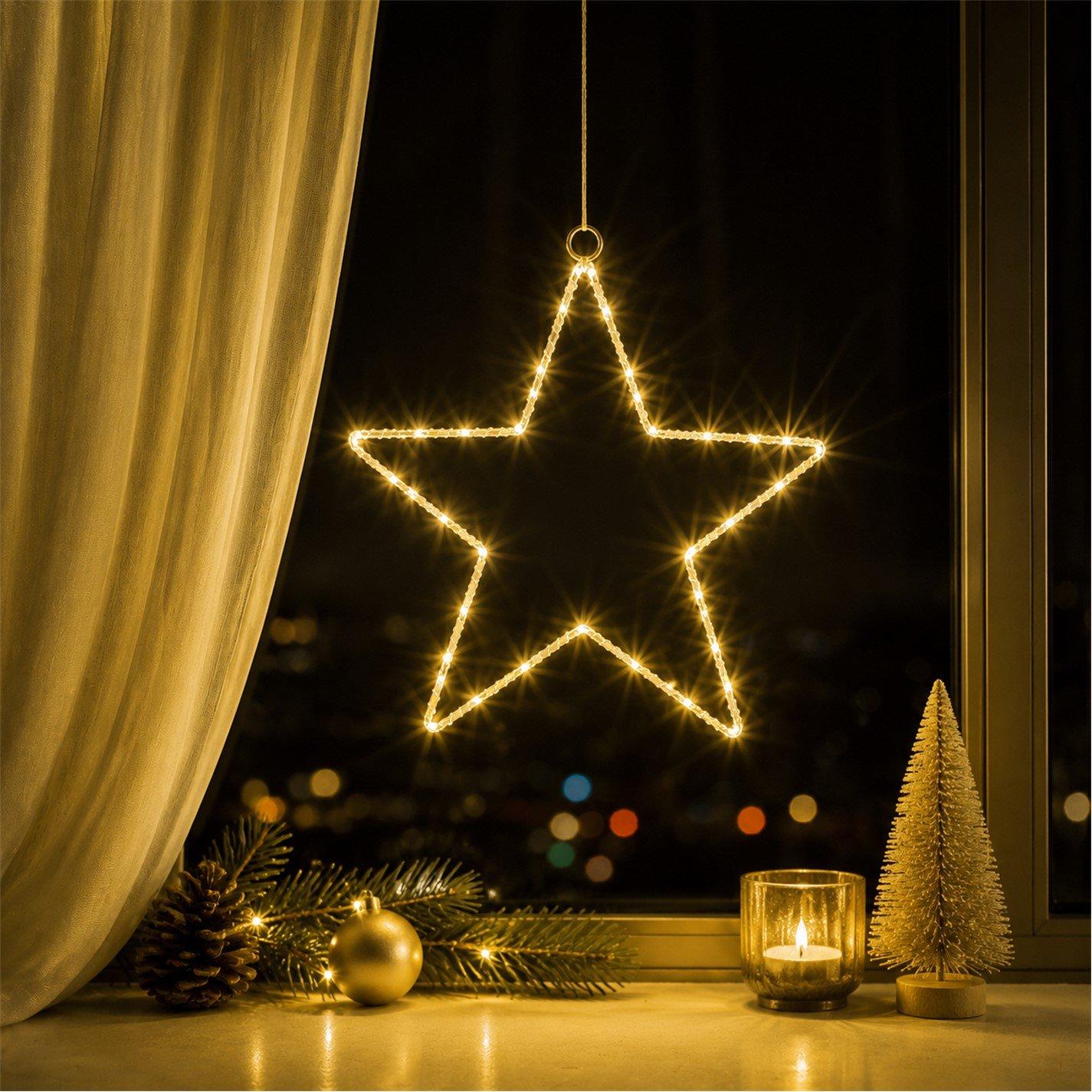 Star - The Spirit Of Christmas - Hanging Star LED - 2