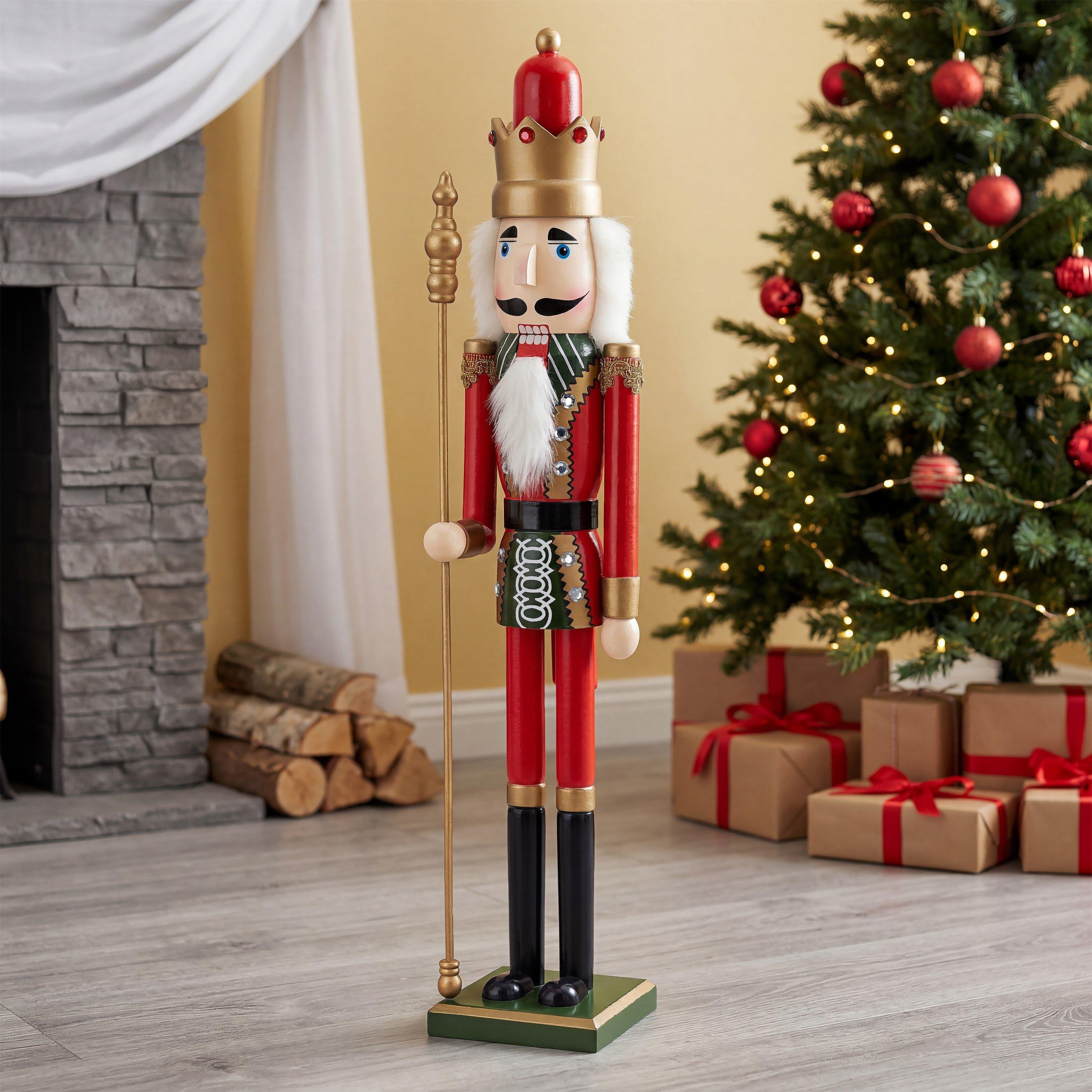 Nutcracker - The Spirit Of Christmas - 60cm Wooden Nutcracker - 1