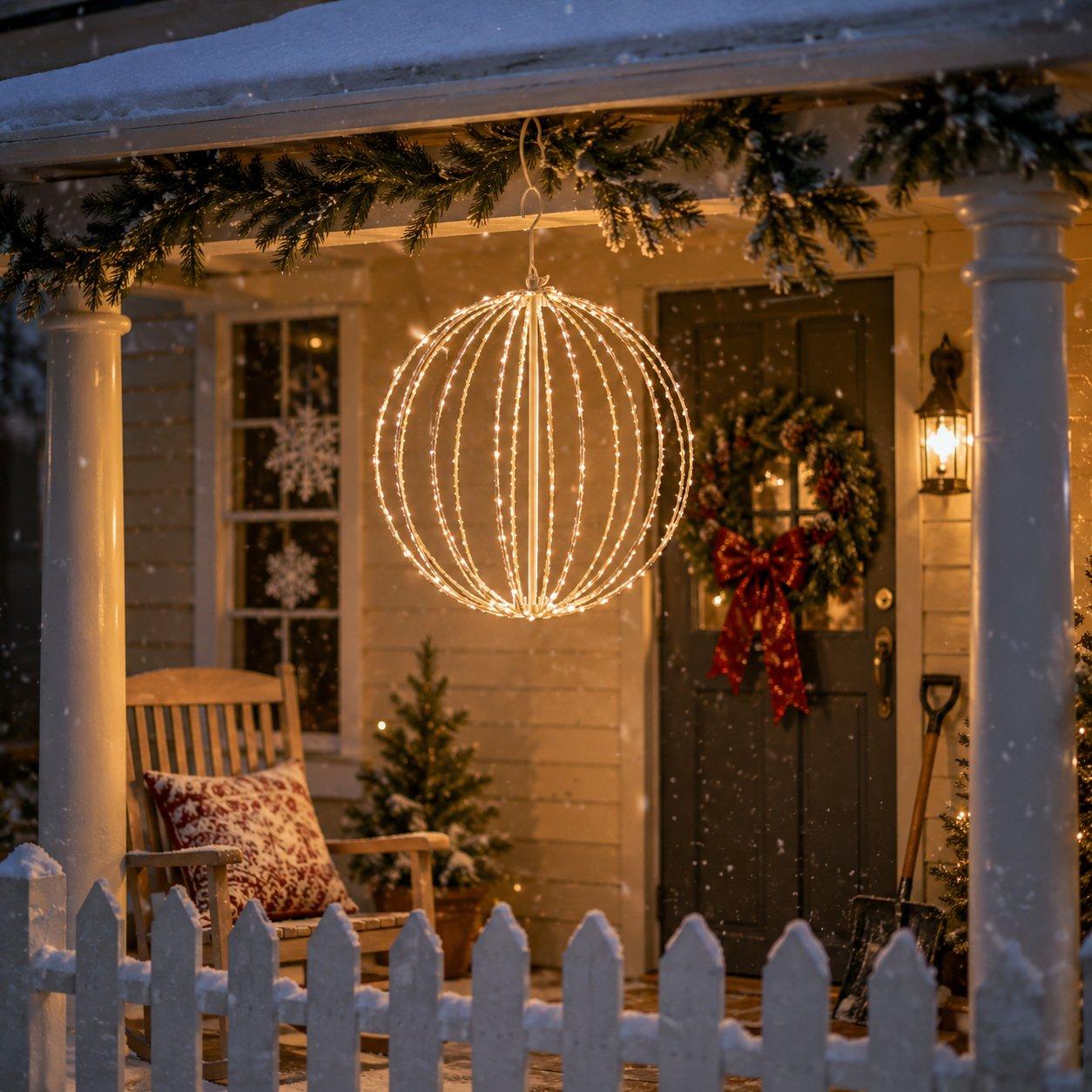 White - The Spirit Of Christmas - SOC 40cm LED Bauble - 1