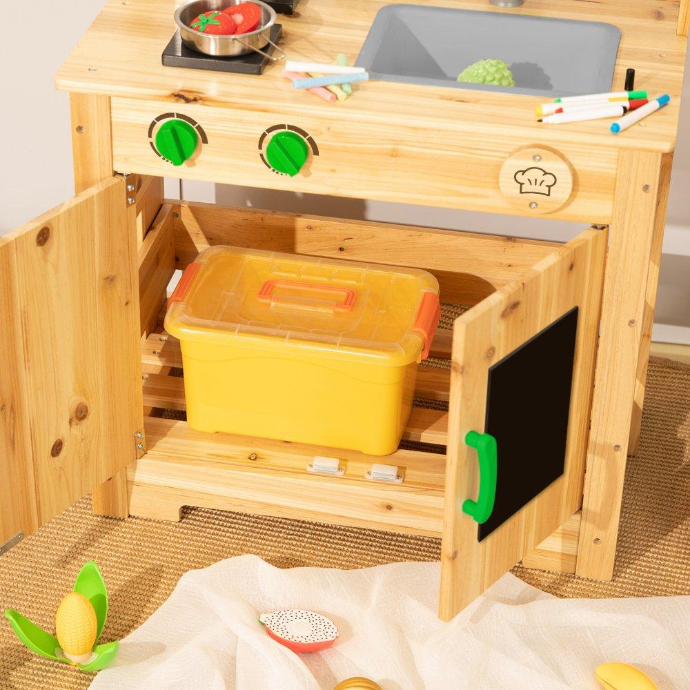 Multi - Tooky Toy - Wooden Creative Mud Kitchen - 3