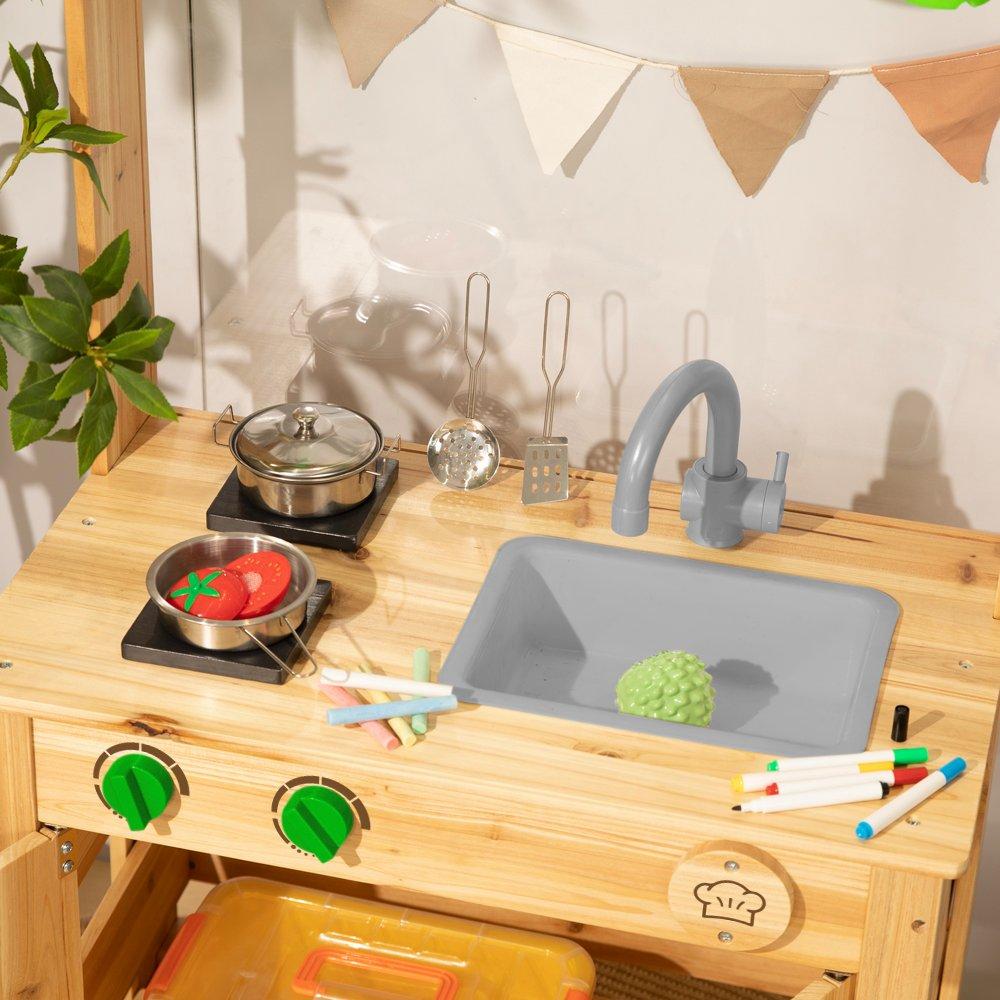 Multi - Tooky Toy - Wooden Creative Mud Kitchen - 4