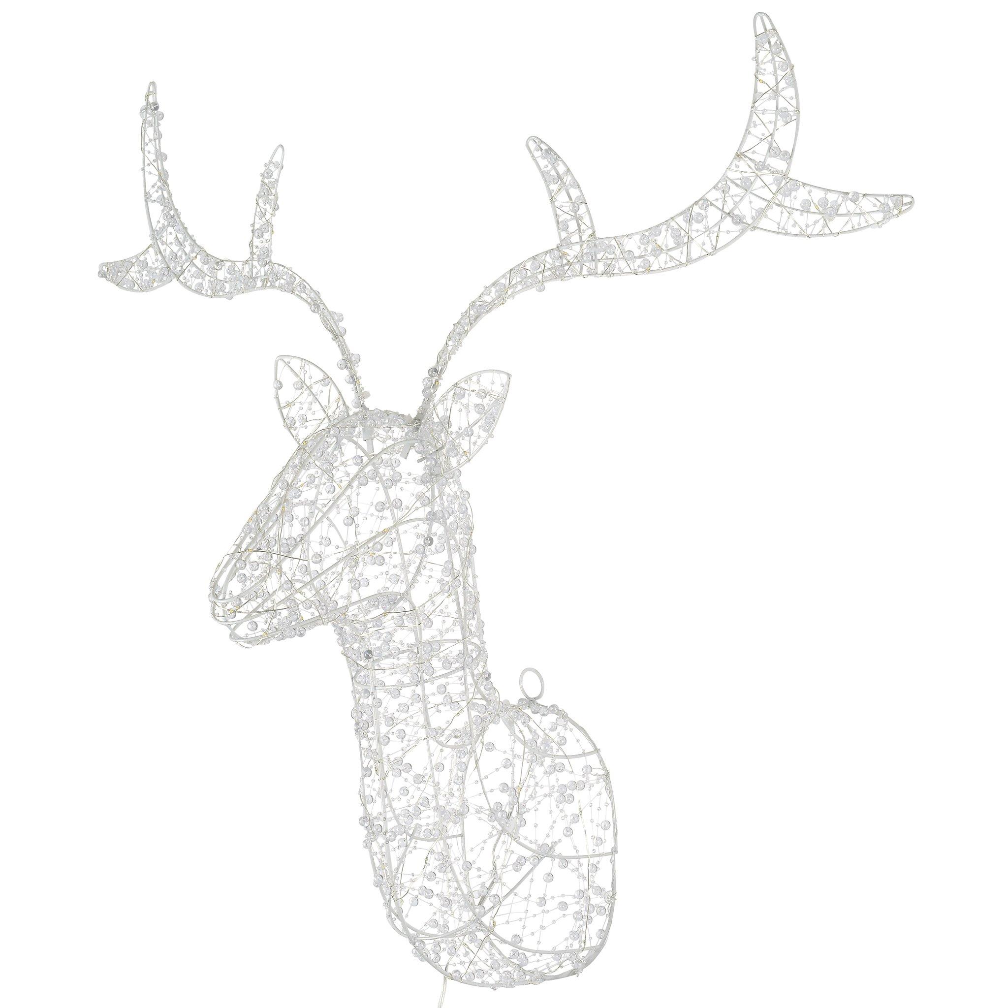 Clear - The Spirit Of Christmas - Stag Head with Lights - 4