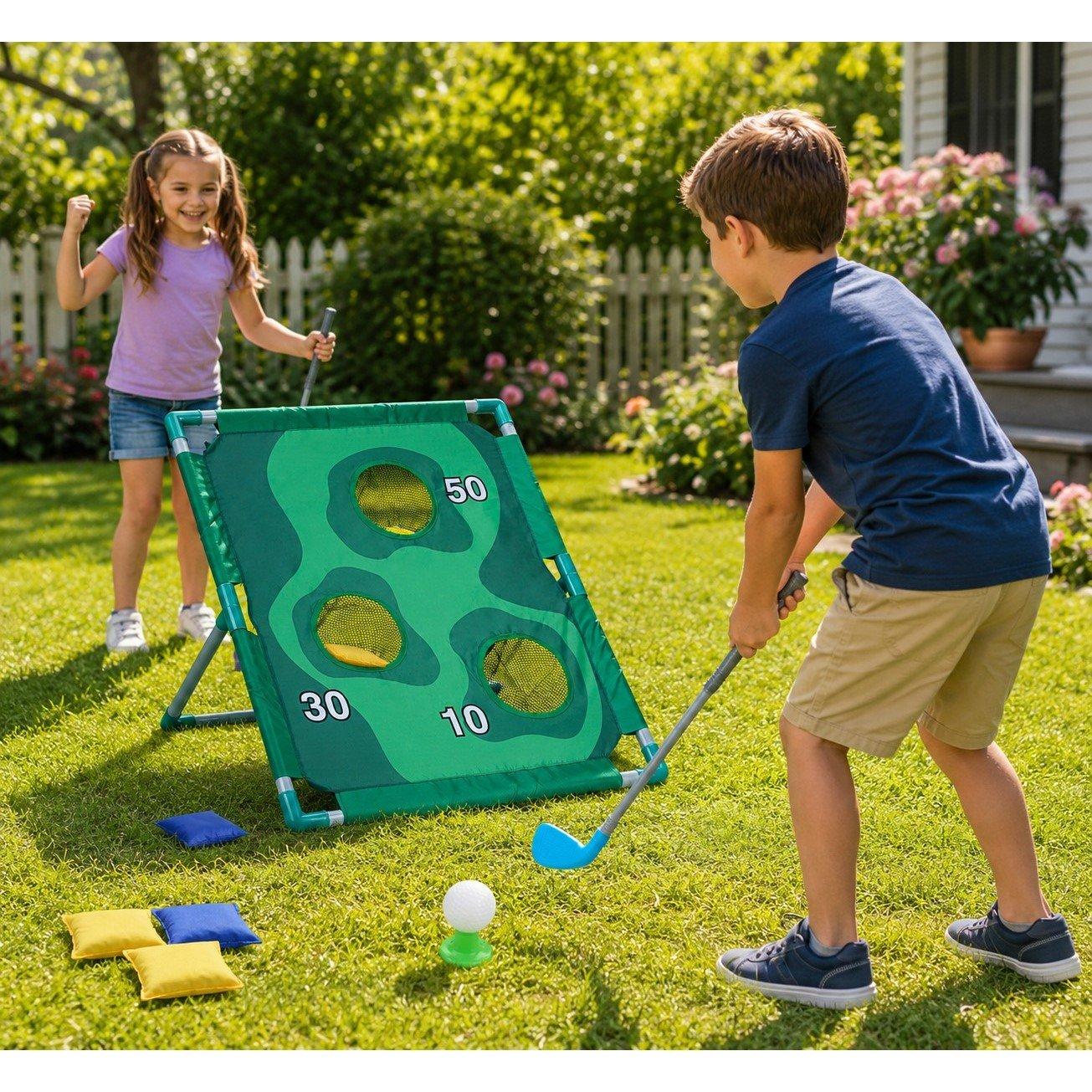 Multi - Eddy Toys - 2-in-1 Golf and Throw Game for Kids - 2