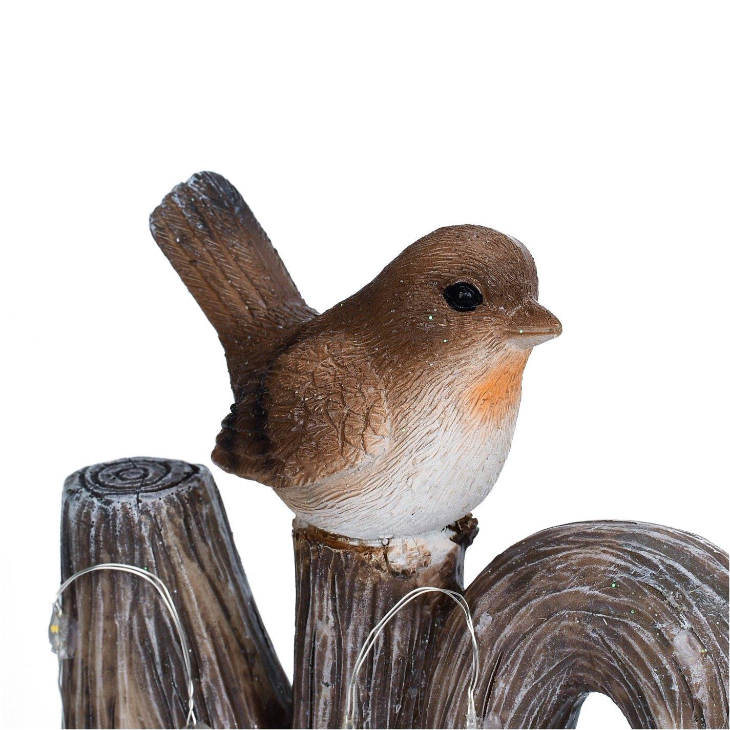 Winter - The Spirit Of Christmas - Light Up Festive Robin Ornament - 3