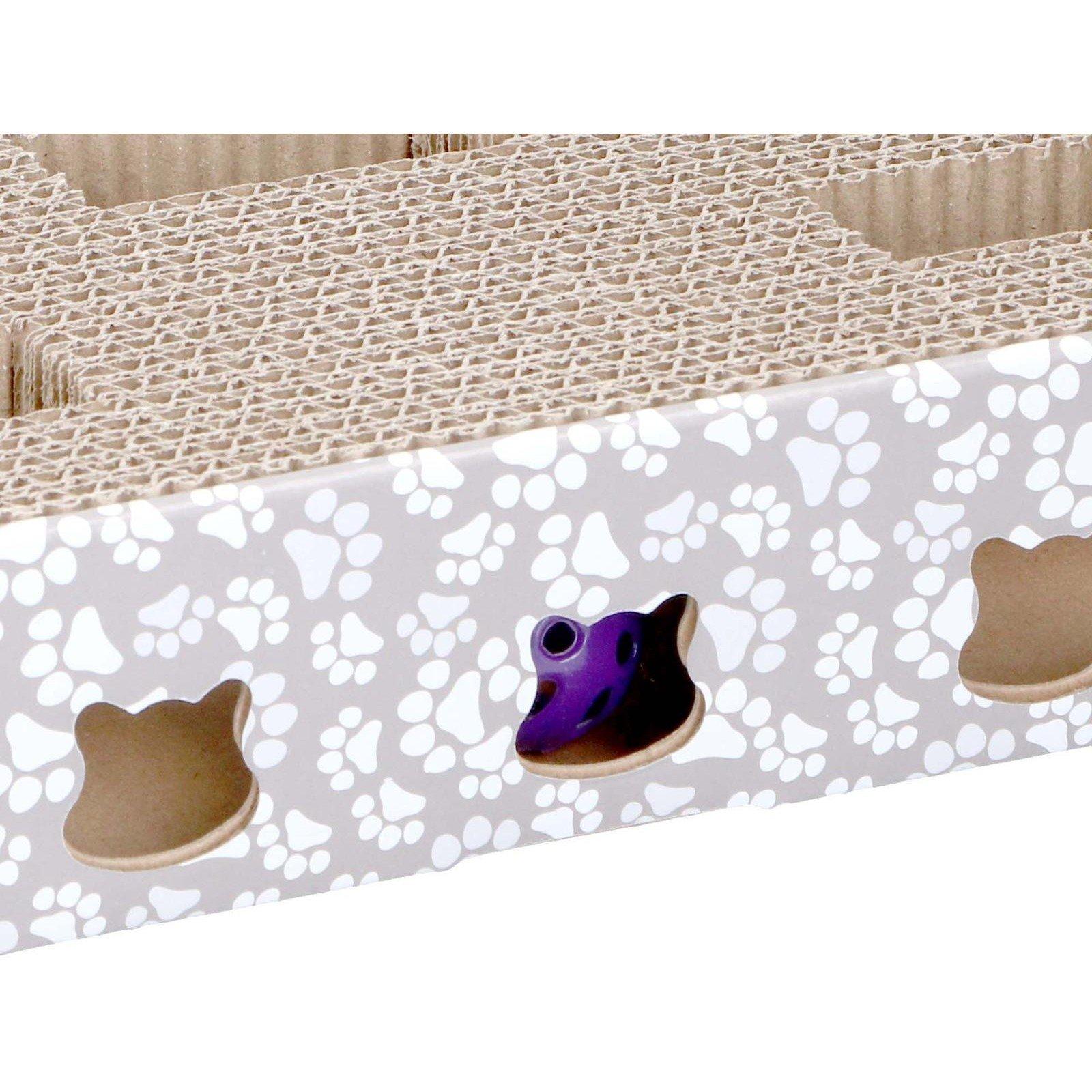 White - Edco - Cat Scratch Board with Play Balls - 2