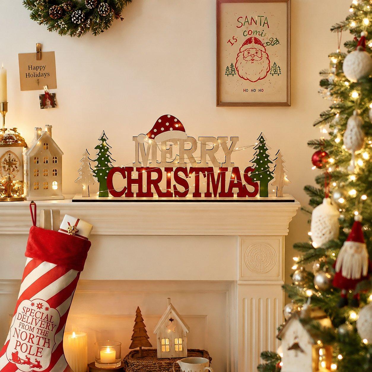 Wood - The Spirit Of Christmas - Merry Christmas Ornament - 1