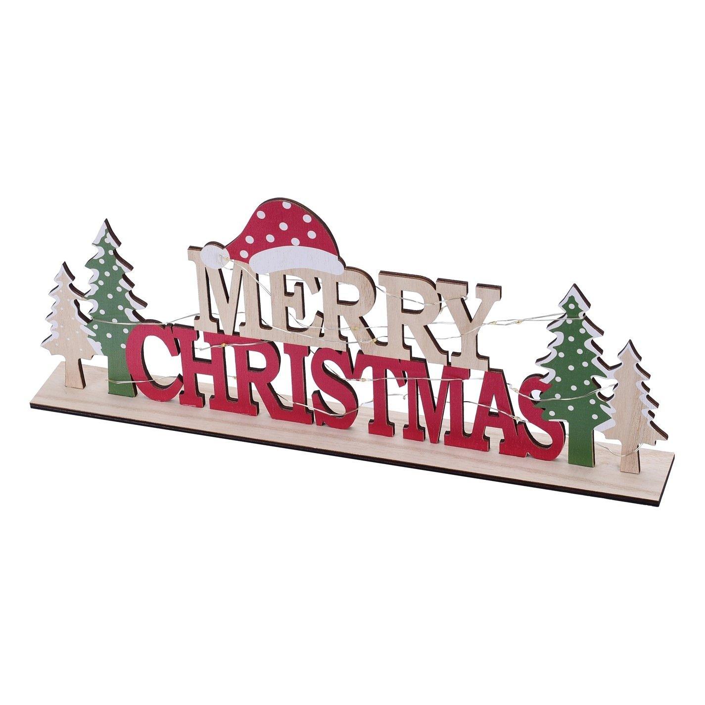 Wood - The Spirit Of Christmas - Merry Christmas Ornament - 3