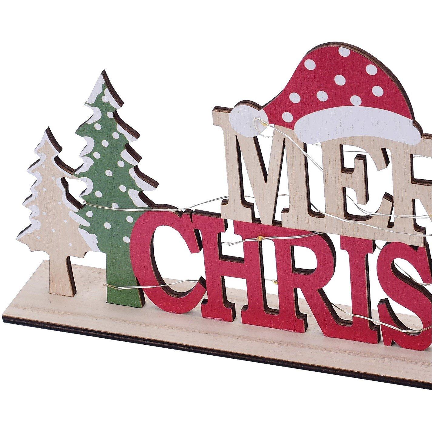 Wood - The Spirit Of Christmas - Merry Christmas Ornament - 4