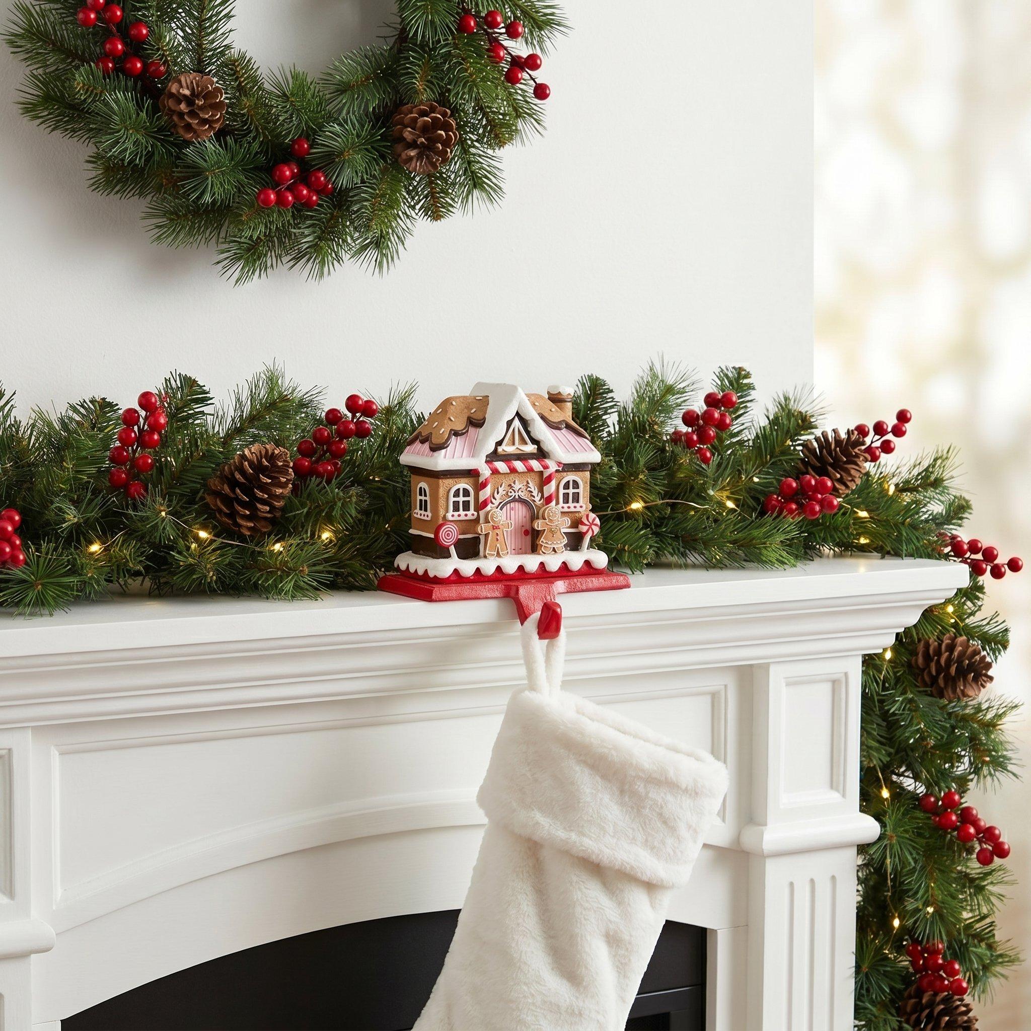 House - The Spirit Of Christmas - Festive Stocking Holder - 5