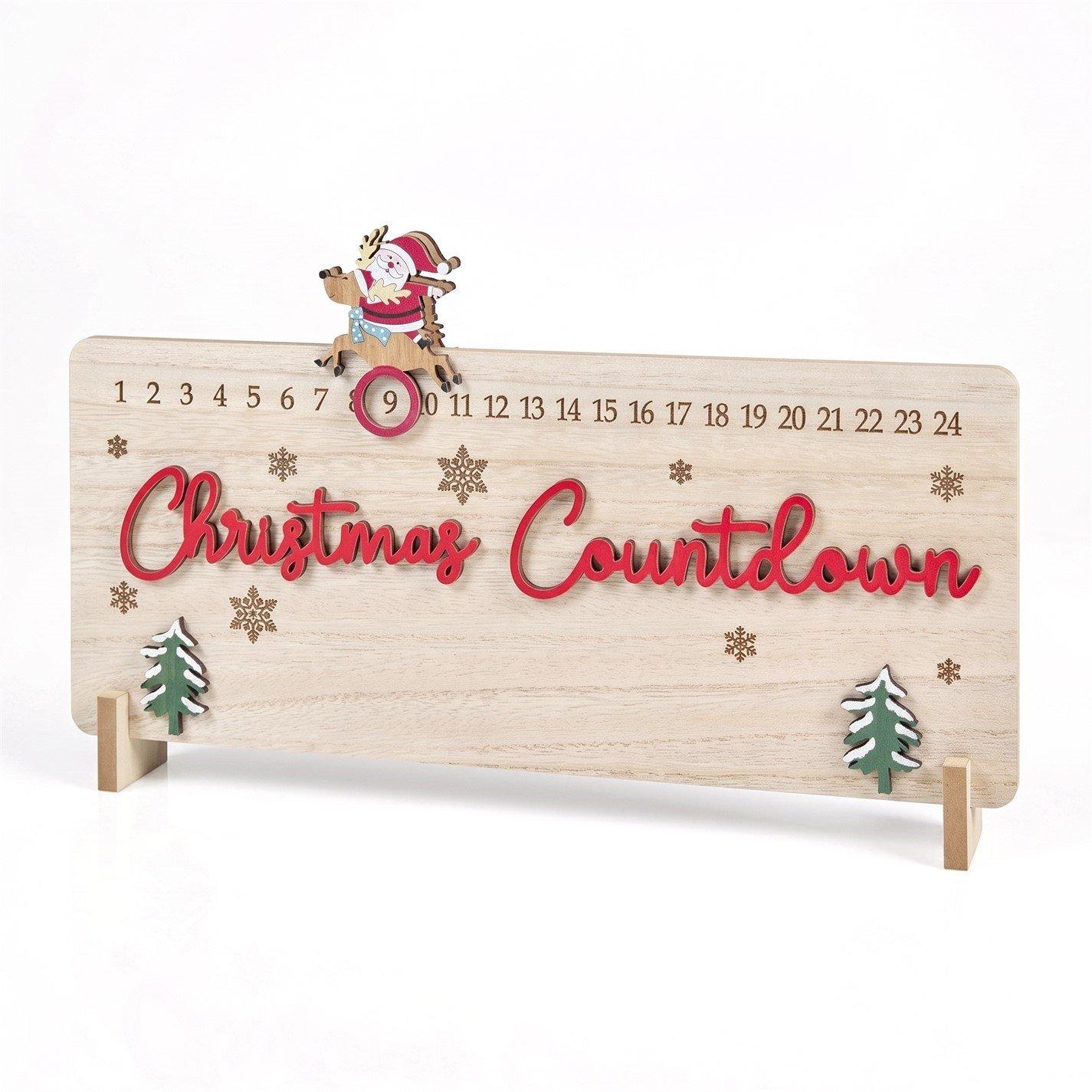 Wood - The Spirit Of Christmas - Christmas Countdown Ornament - 3