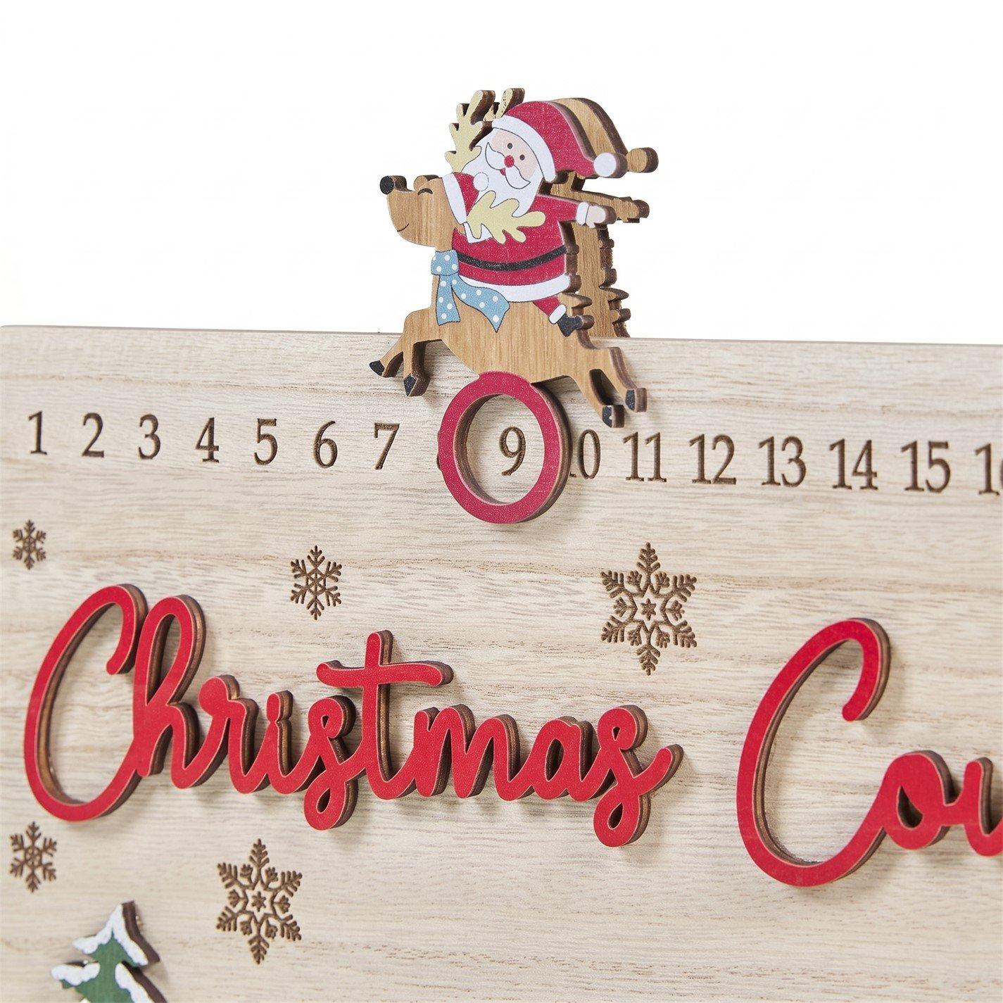 Wood - The Spirit Of Christmas - Christmas Countdown Ornament - 4