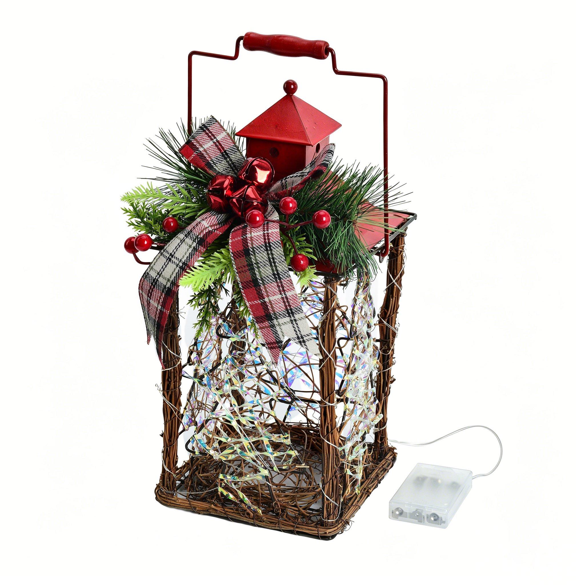 Tartan - The Spirit Of Christmas - Light Up Lantern - 2