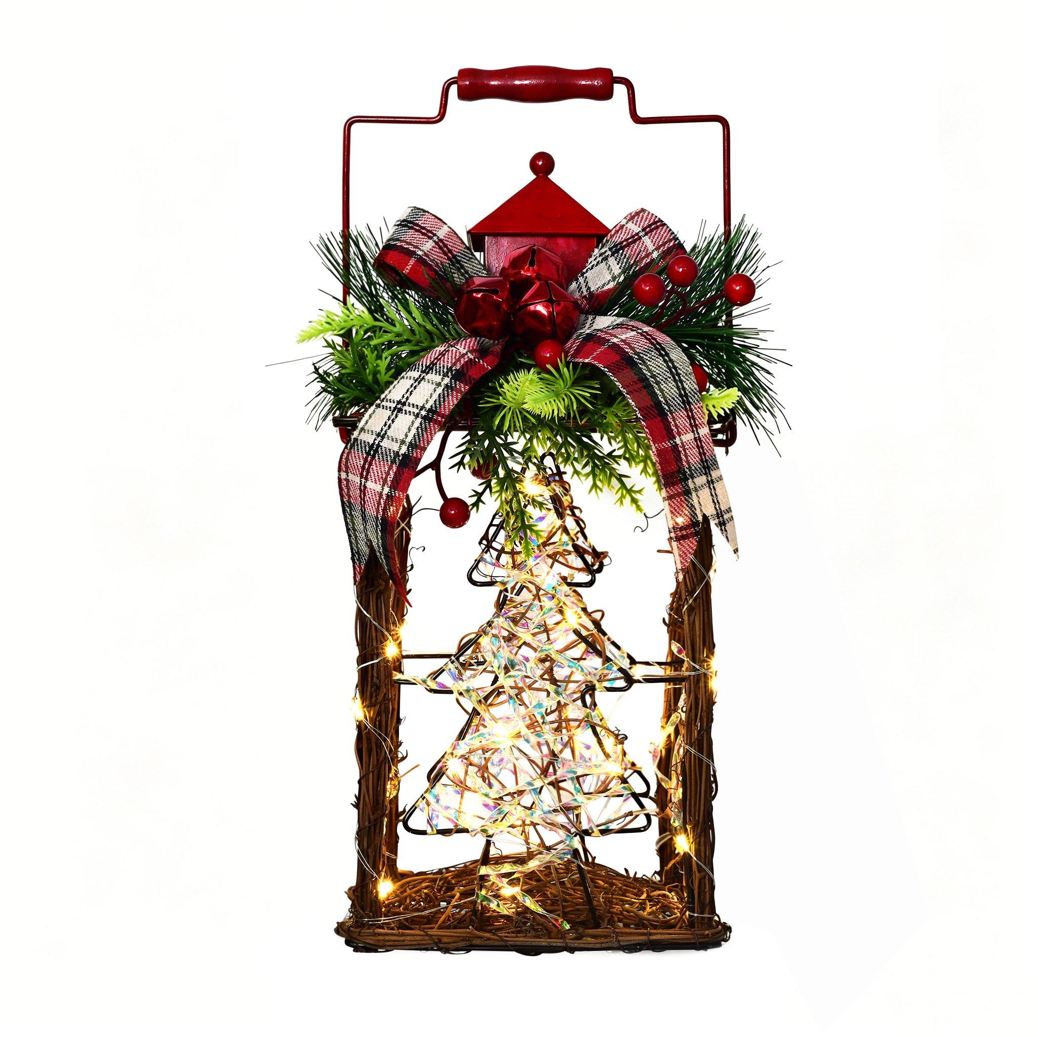 Tartan - The Spirit Of Christmas - Light Up Lantern - 3