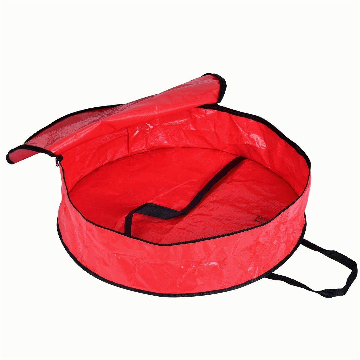 Red - The Spirit Of Christmas - Wreath Storage Bag - 4