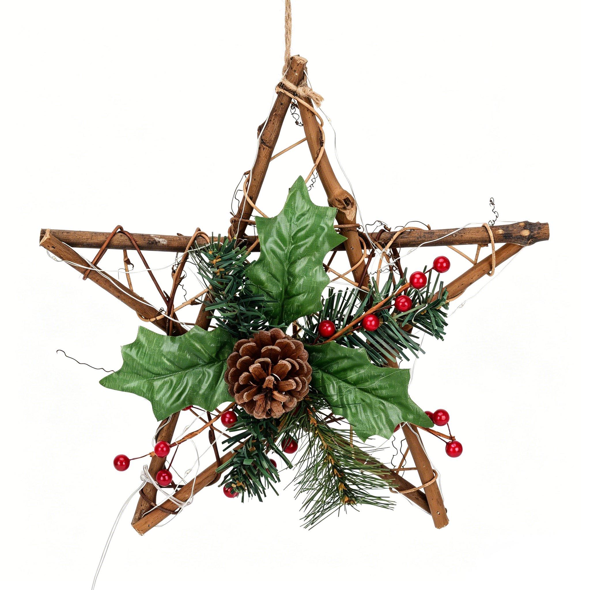 Berries - The Spirit Of Christmas - Light Up Hanging Star - 4