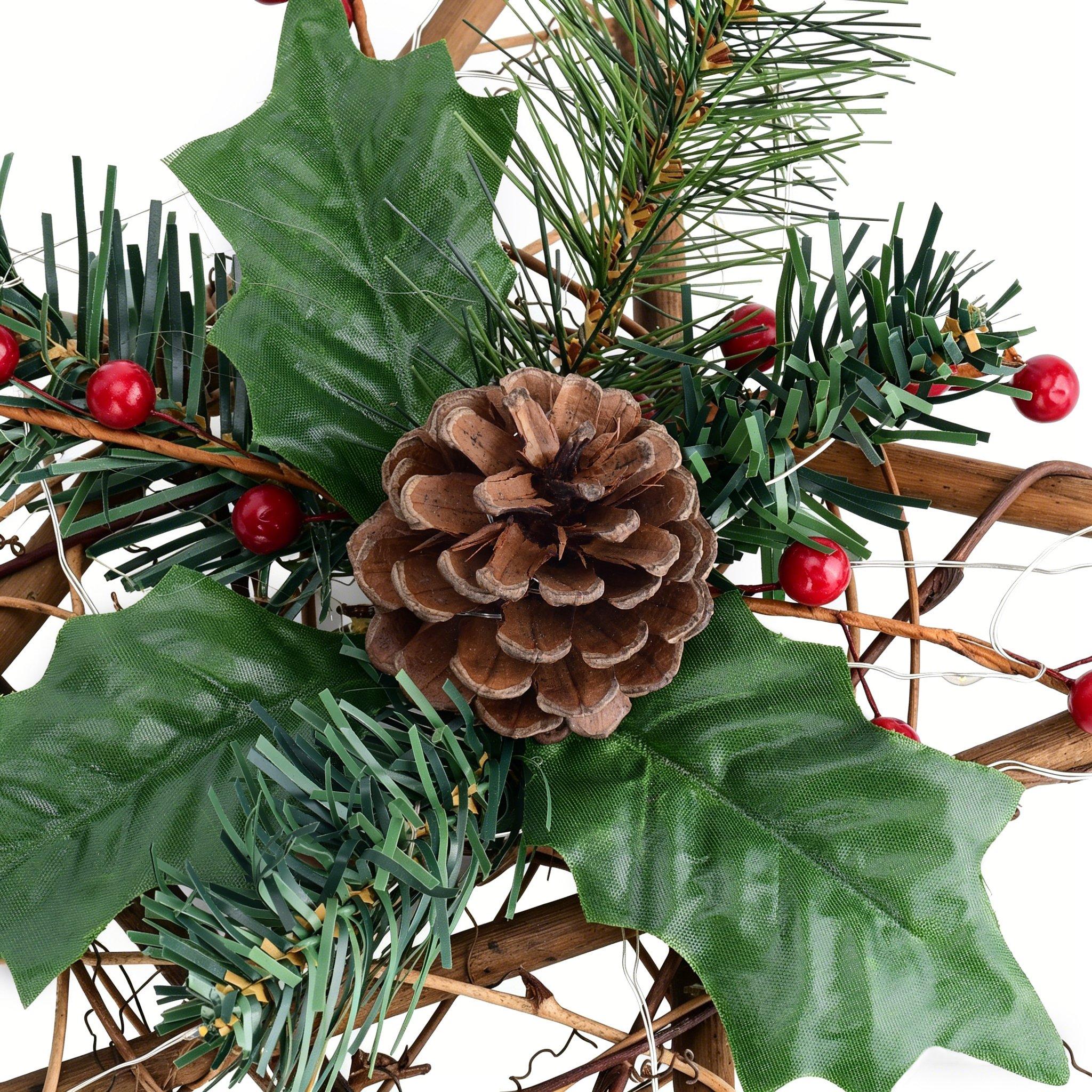Berries - The Spirit Of Christmas - Light Up Hanging Star - 5
