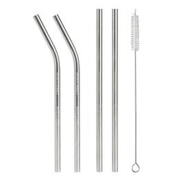SportsDirect Eco-Friendly Stainless Steel Drinking Straws by Sports Direct