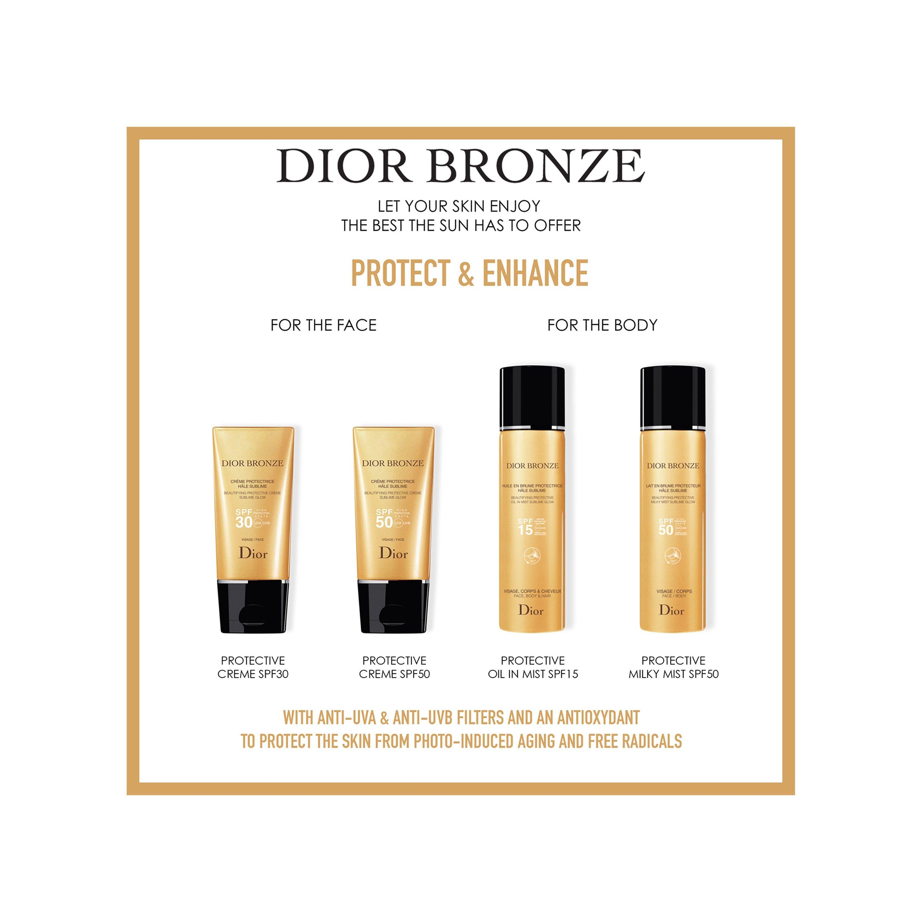 Cream - DIOR - Bronze Beautifying Protective Crème Sublime Glow Face SPF 30 50ml - 2