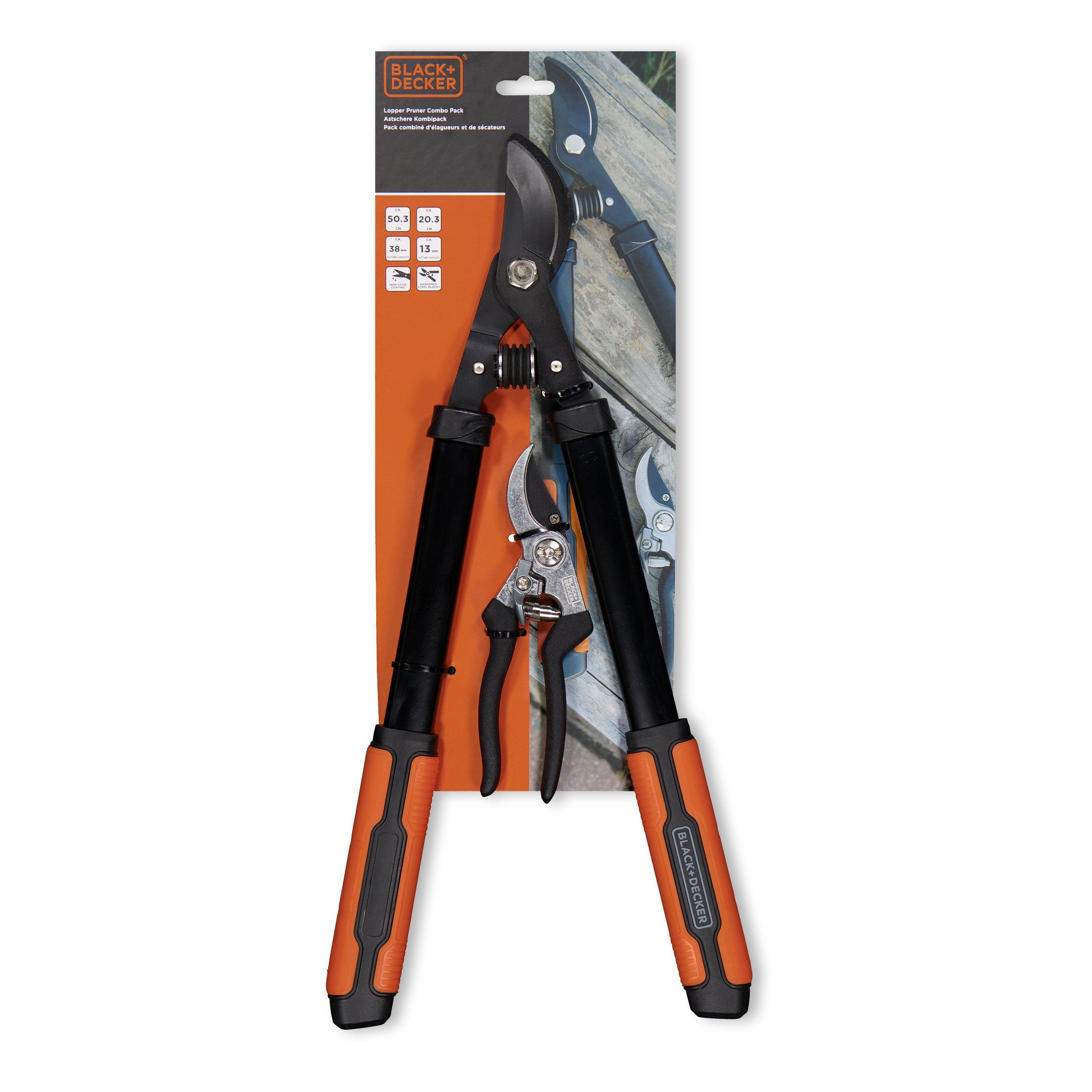 Metallic - Black and Decker - Tool set bypass lopper+pruner