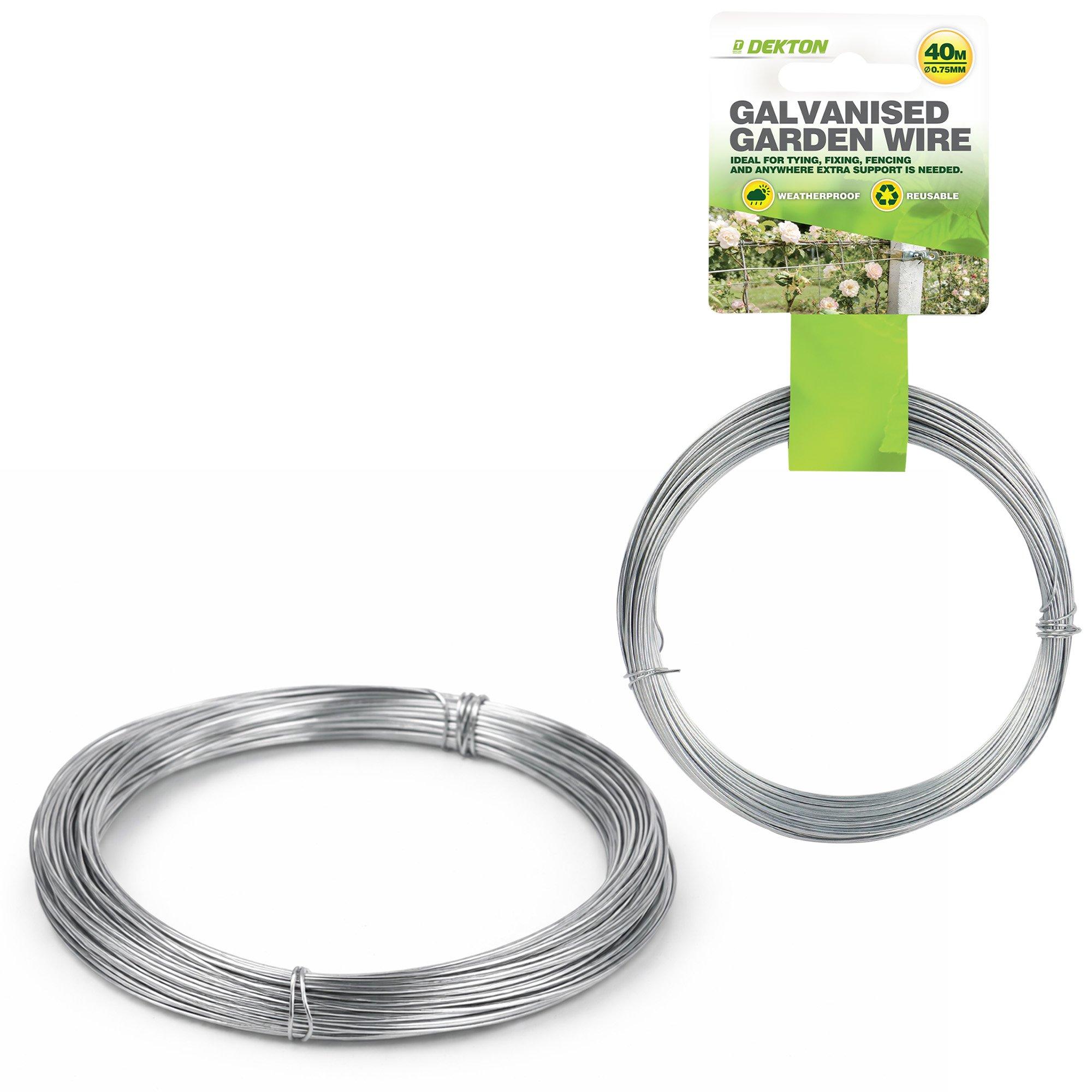 Grey - Dekton - Dekton Galvanised Garden wire - 1