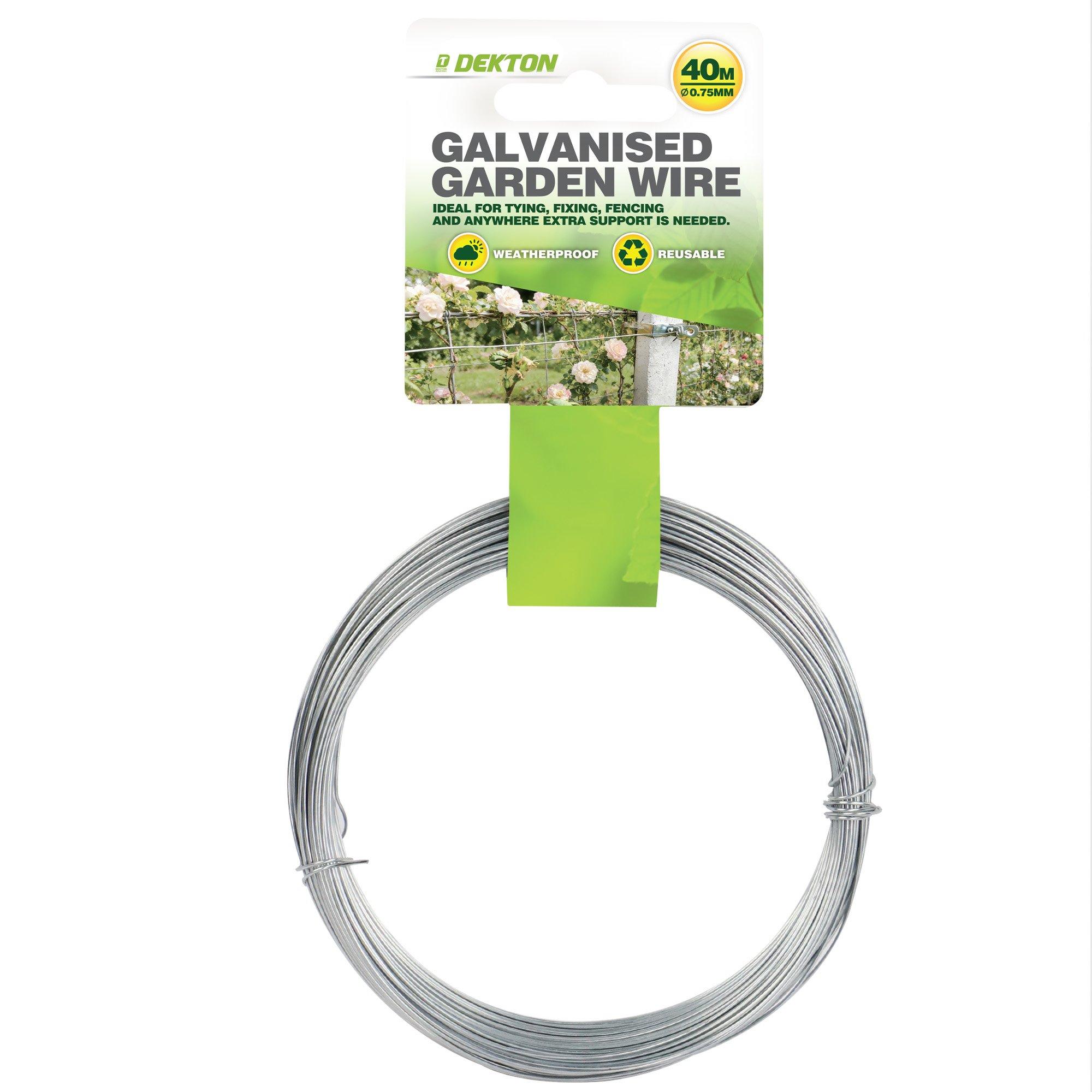 Grey - Dekton - Dekton Galvanised Garden wire - 2