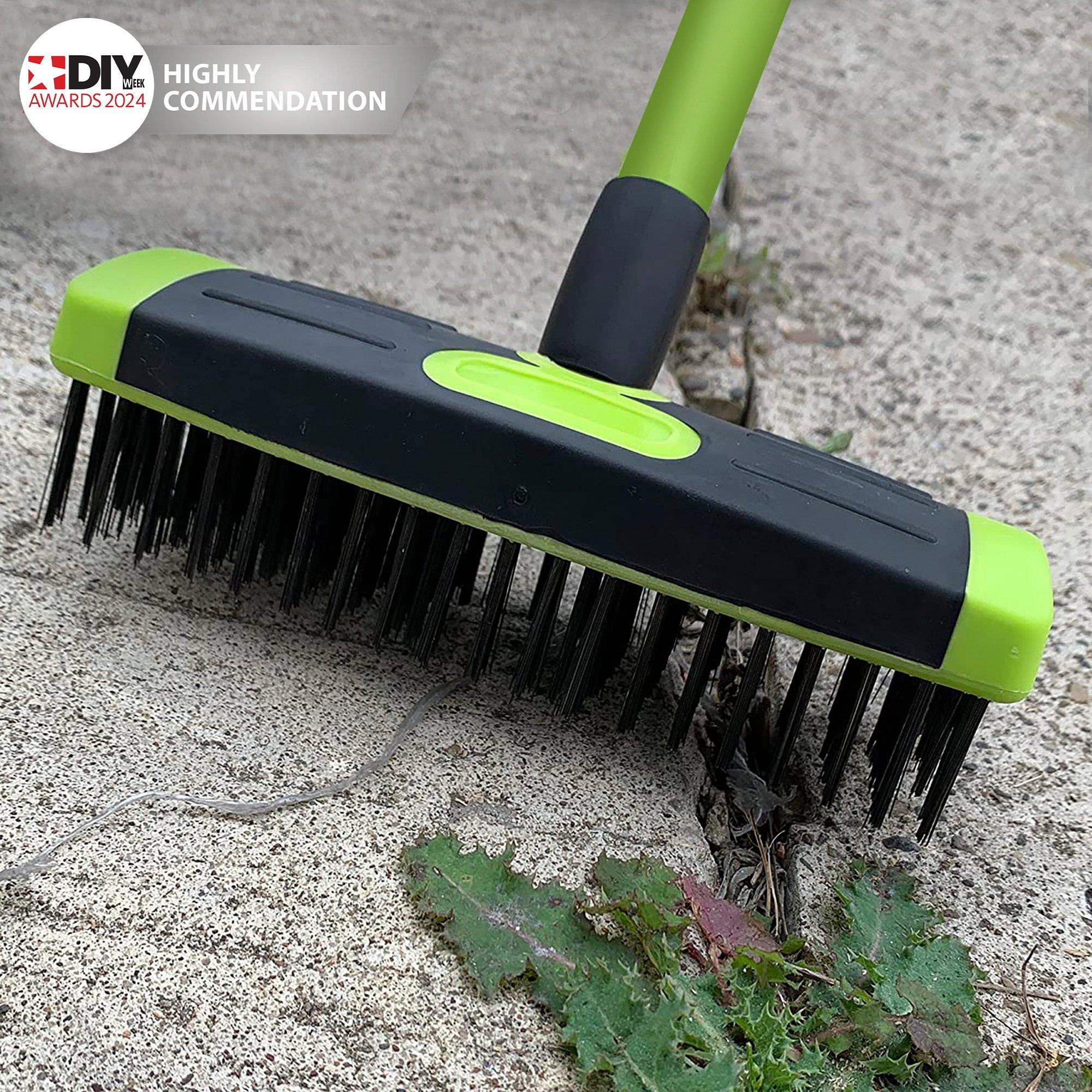 Green - Dekton - 3 in 1 Telescopic Weed Removal Brush Set - 5