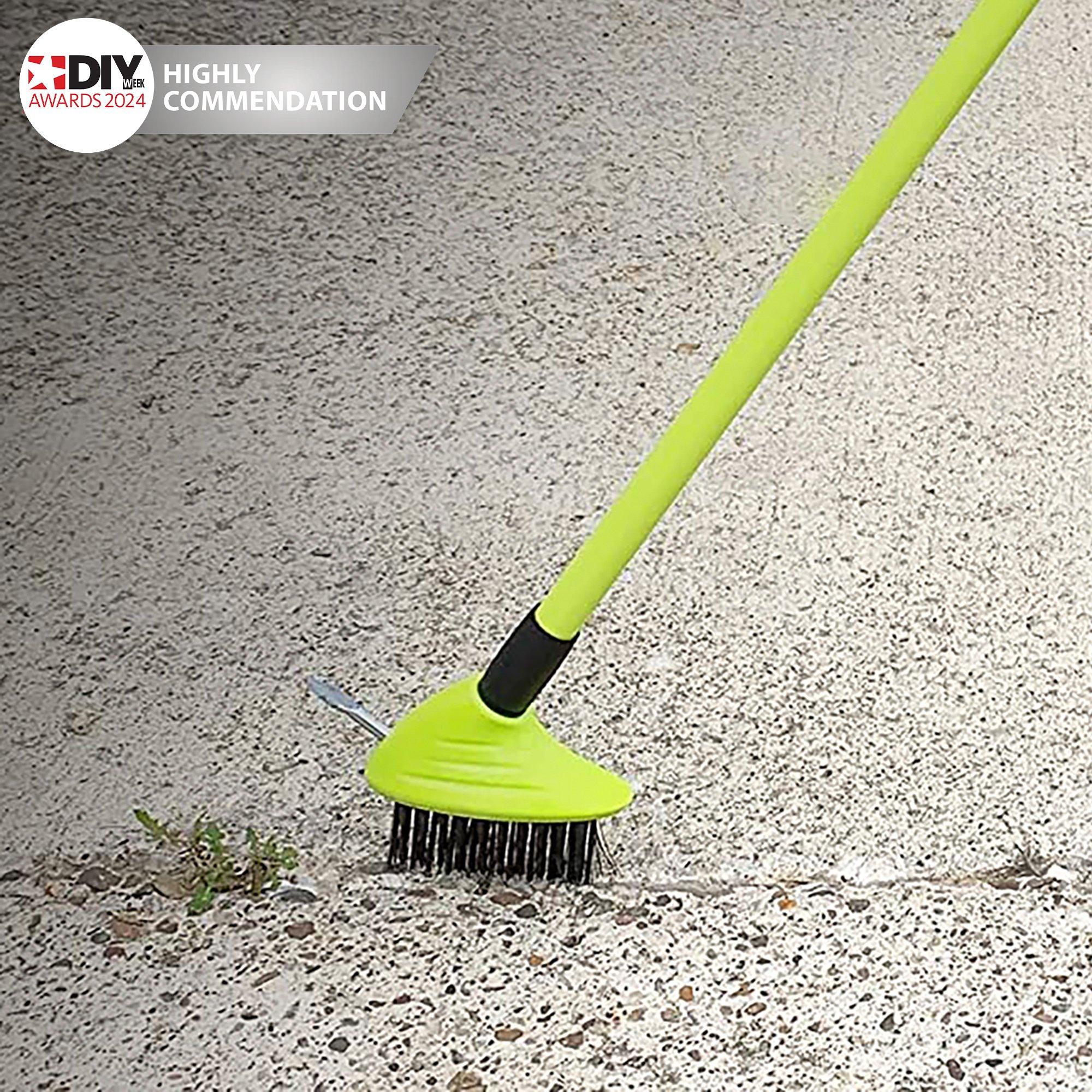 Green - Dekton - 3 in 1 Telescopic Weed Removal Brush Set - 6