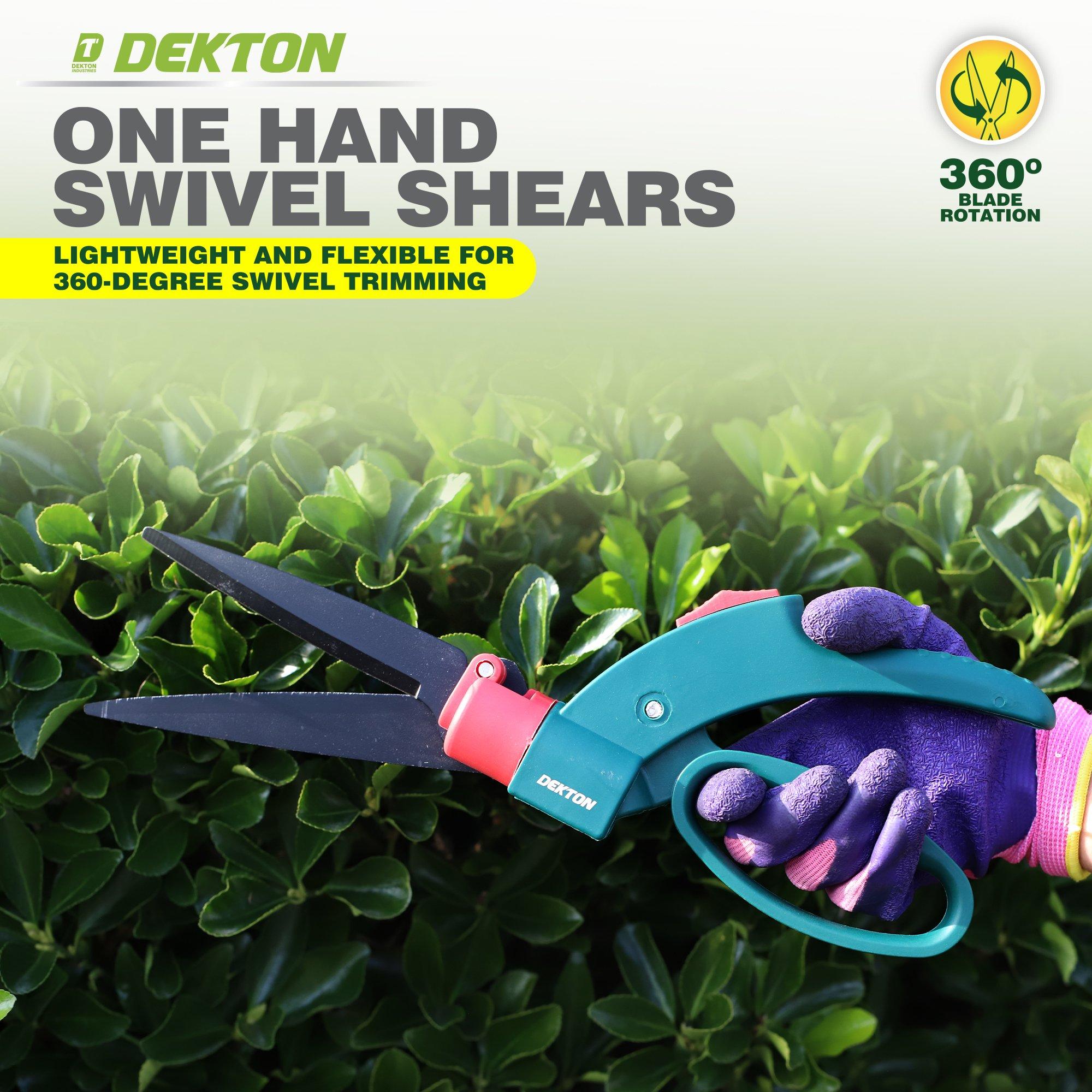 Green - Dekton - One Hand Swivel Shears - 3