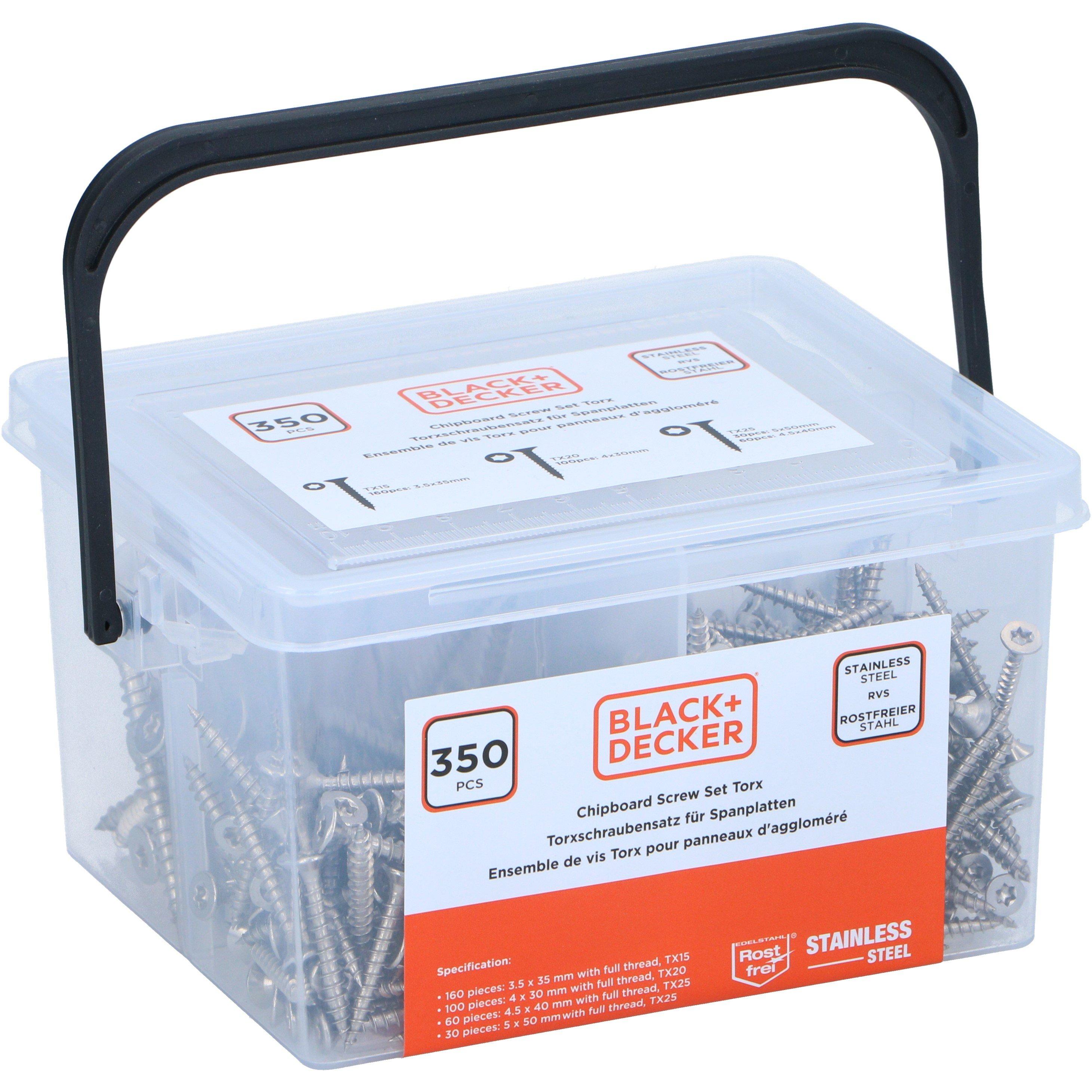 Silver - Black and Decker - Chipboard Screws - 1