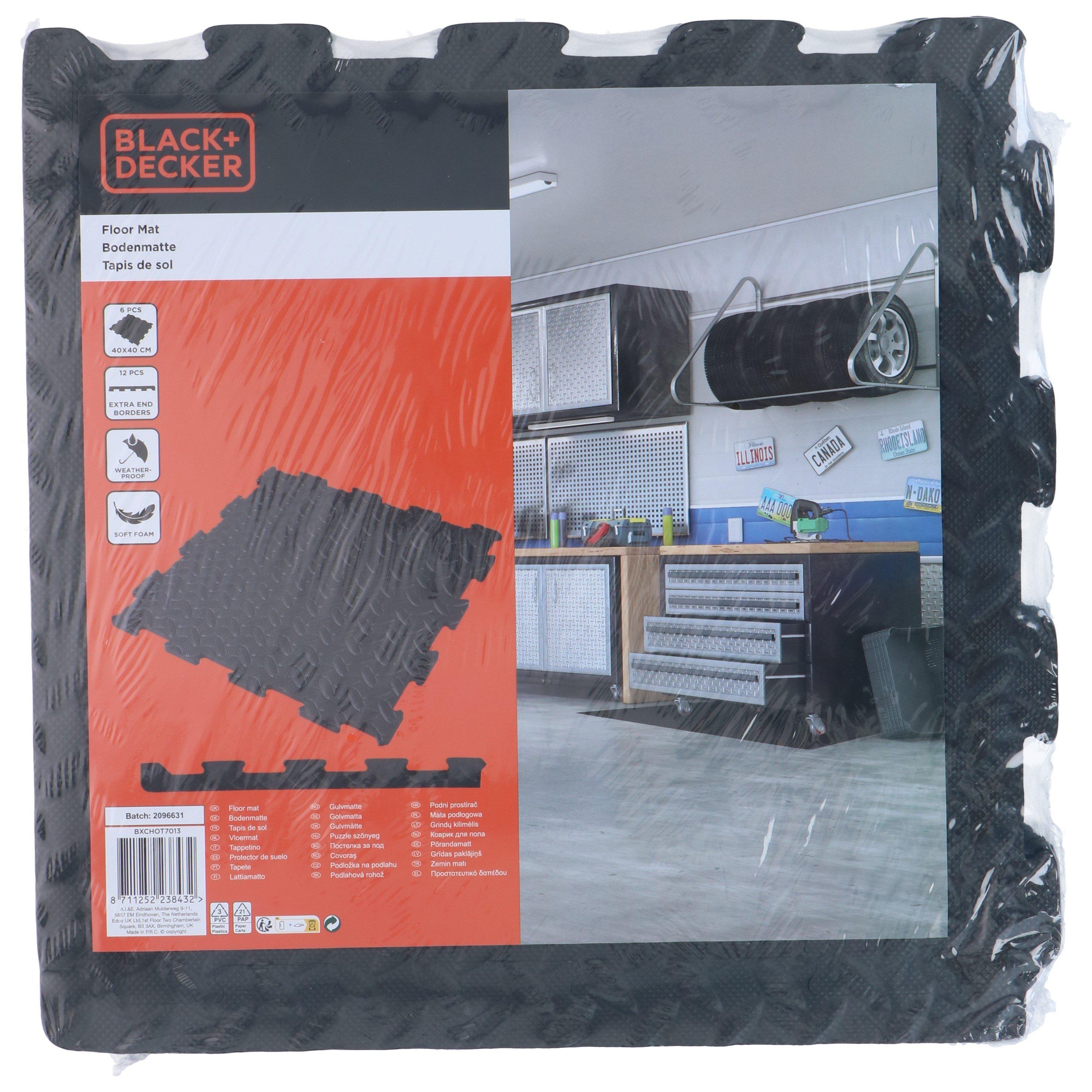 Black - Black and Decker - 6 Pack Floormats - 3