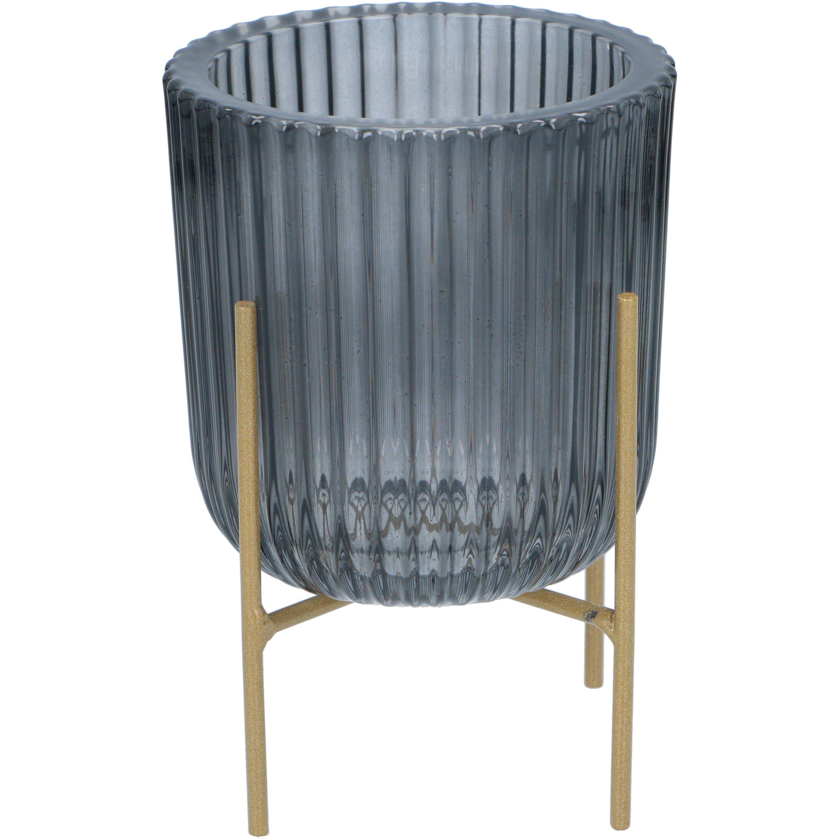 Black - Arti Casa - Planter with Stand Outdoor Pots and Planters - 2