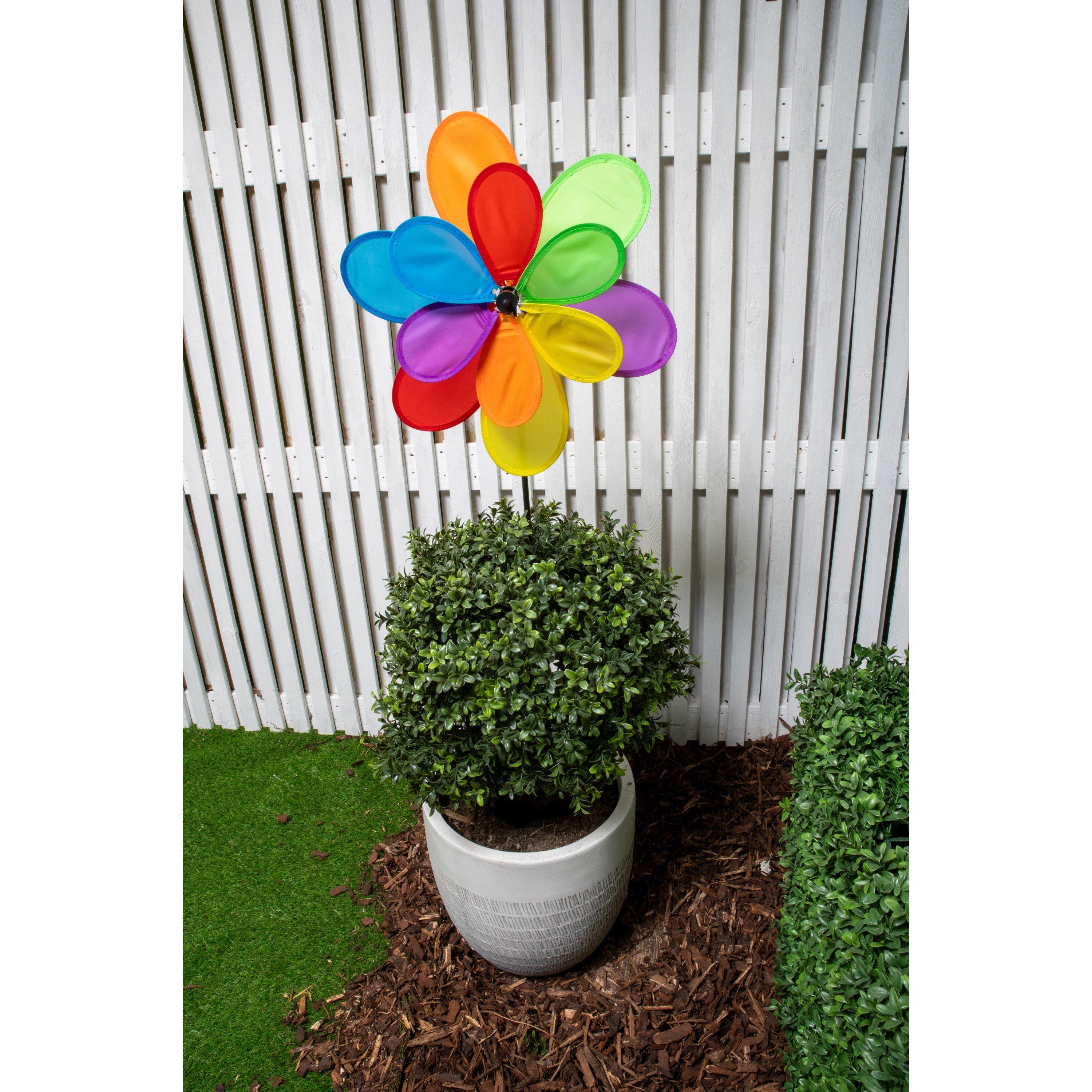 Multi - Arti Casa - Rainbow Windmill Garden Ornament - 1