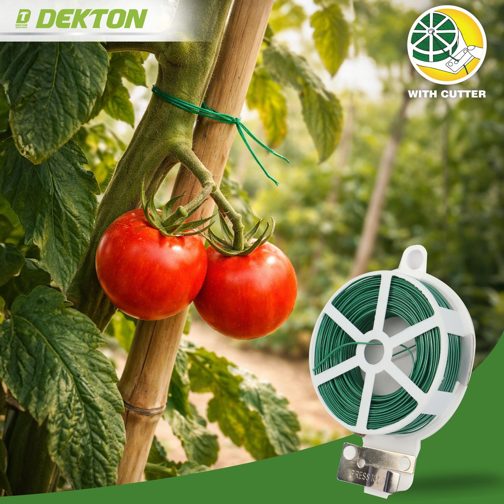 Green - Dekton - Dekton 50M Garden Twist Tie - 6