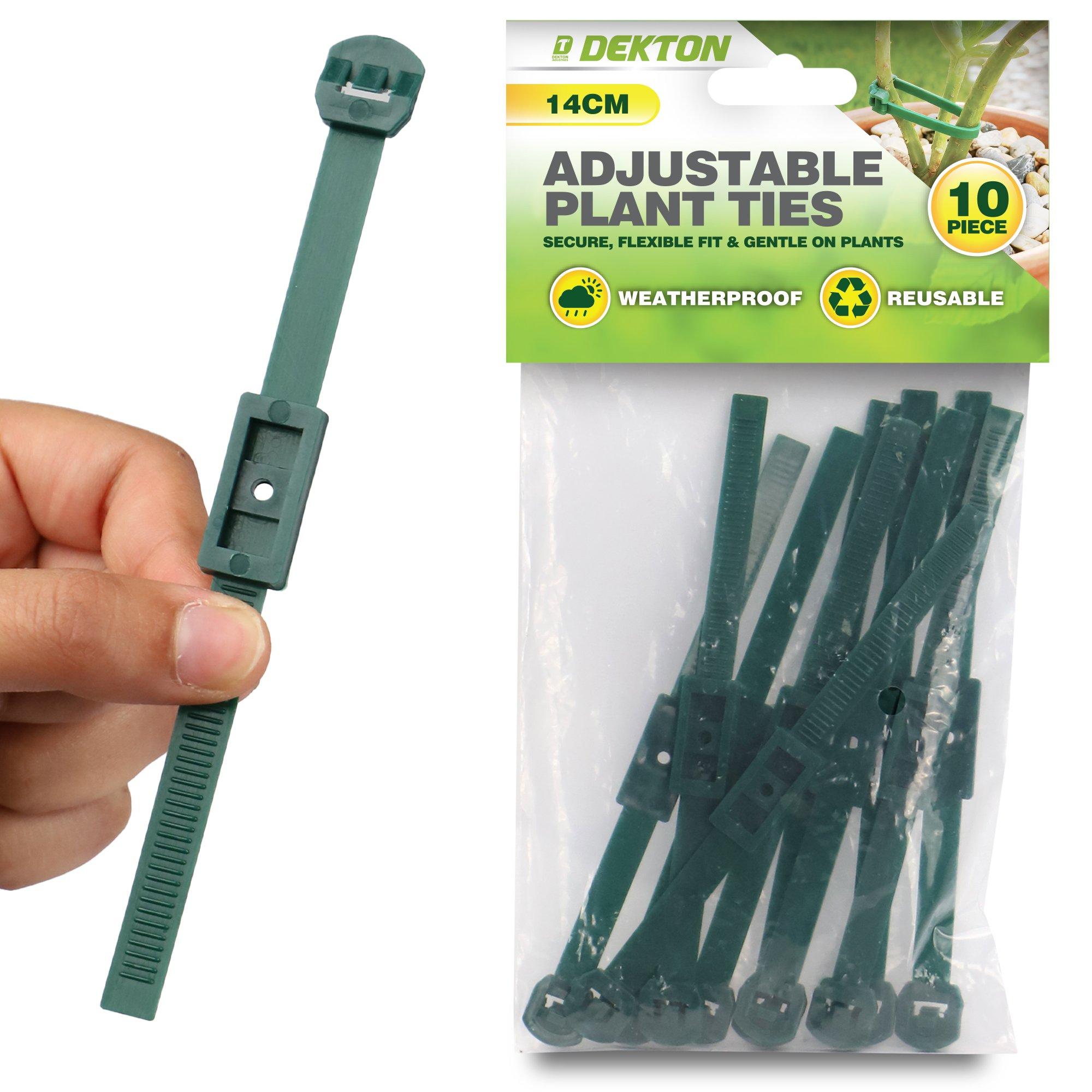 Green - Dekton - Dekton 10pc Plant Ties - 1